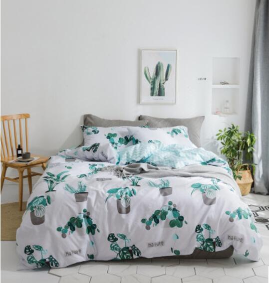 3D Cactus Potted 20235 Bed Pillowcases Quilt