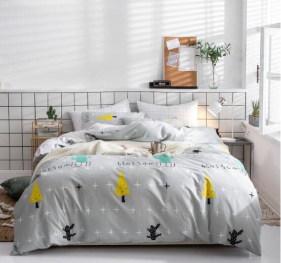 3D Gray Background Tree 16052 Bed Pillowcases Quilt