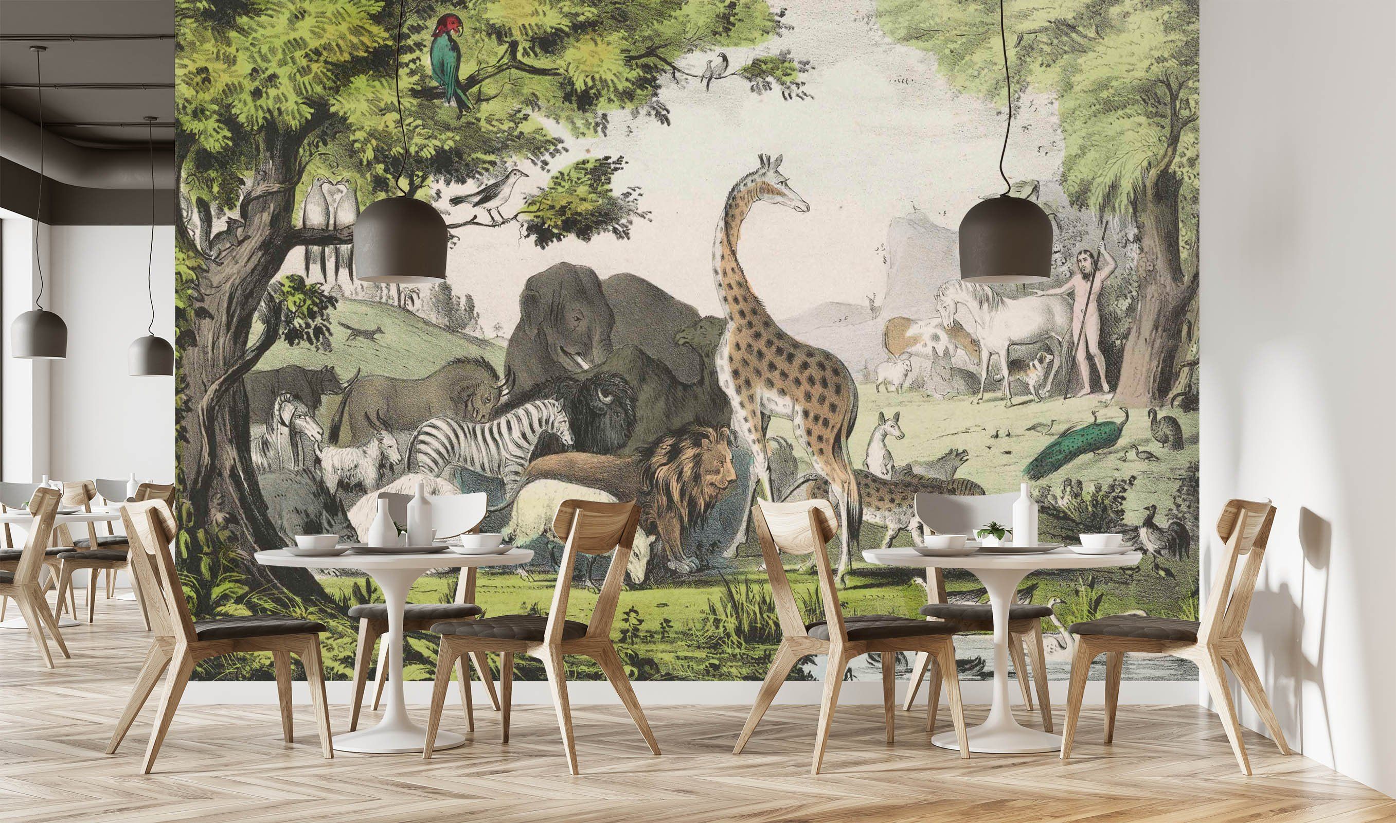 3D Animal Forest 1401 Andrea haase Wall Mural Wall Murals Wallpaper AJ Wallpaper 2