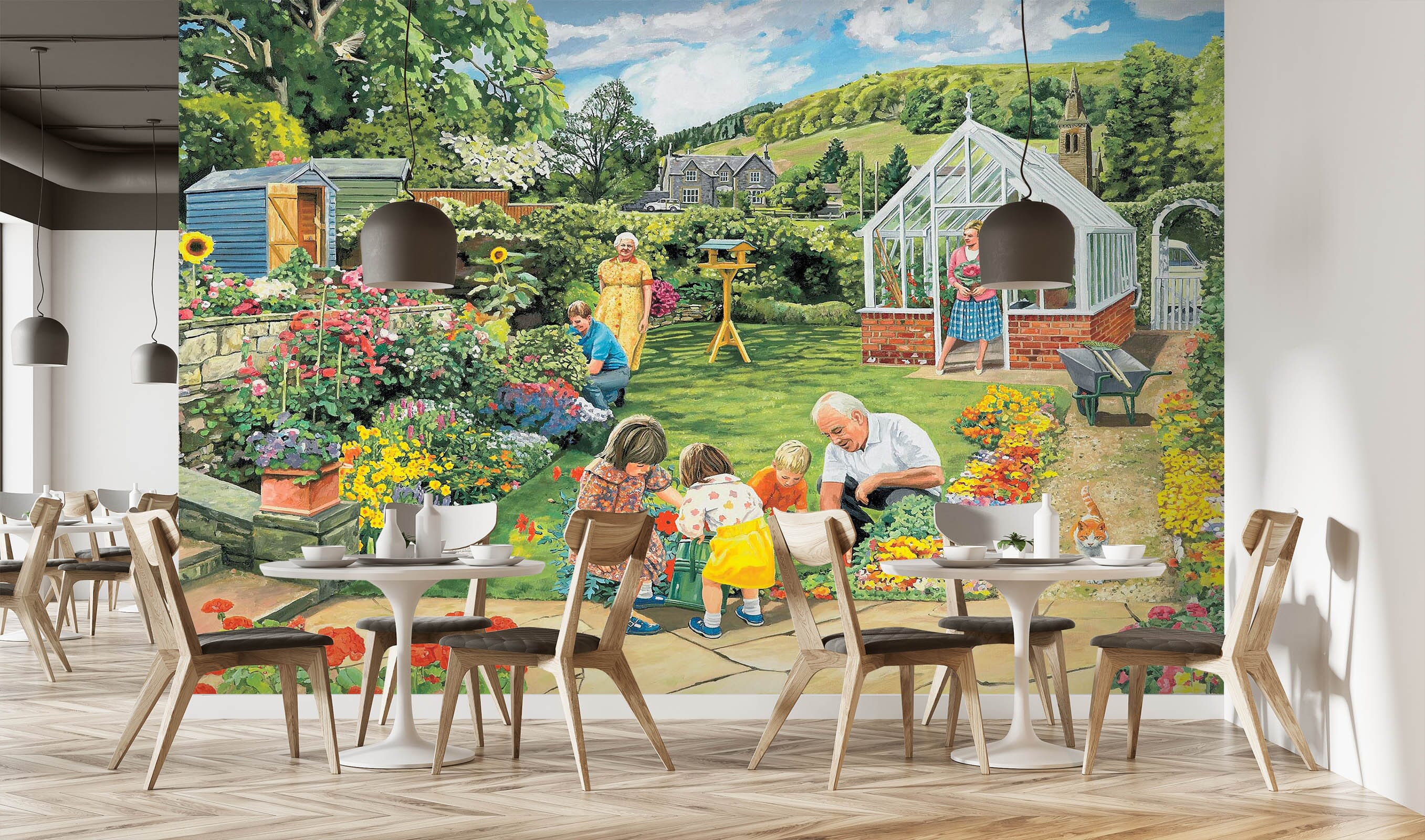 3D Gardening With Grandad 1024 Trevor Mitchell Wall Mural Wall Murals Wallpaper AJ Wallpaper 2