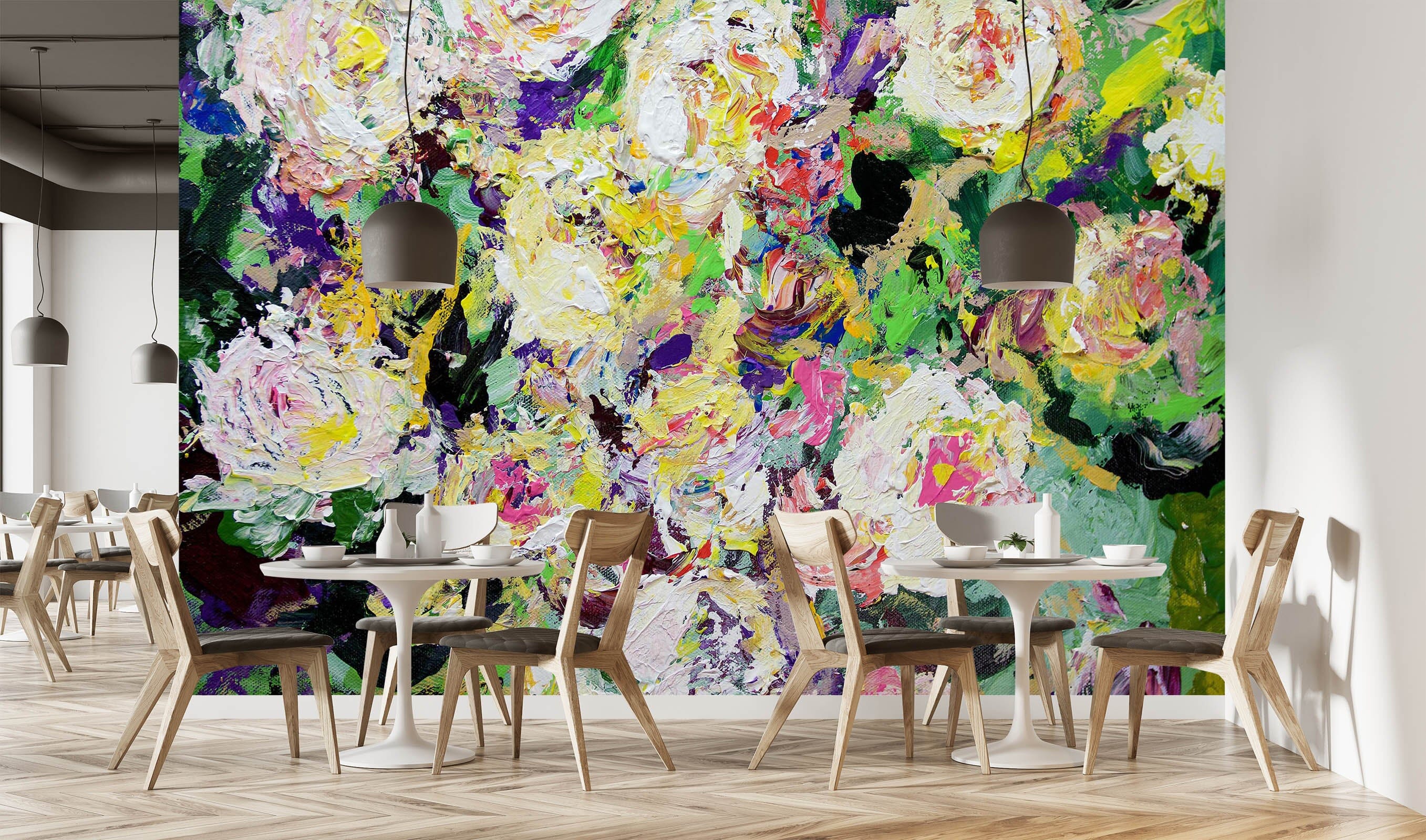 3D Colored Wild Flowers 243 Allan P. Friedlander Wall Mural Wall Murals Wallpaper AJ Wallpaper 2