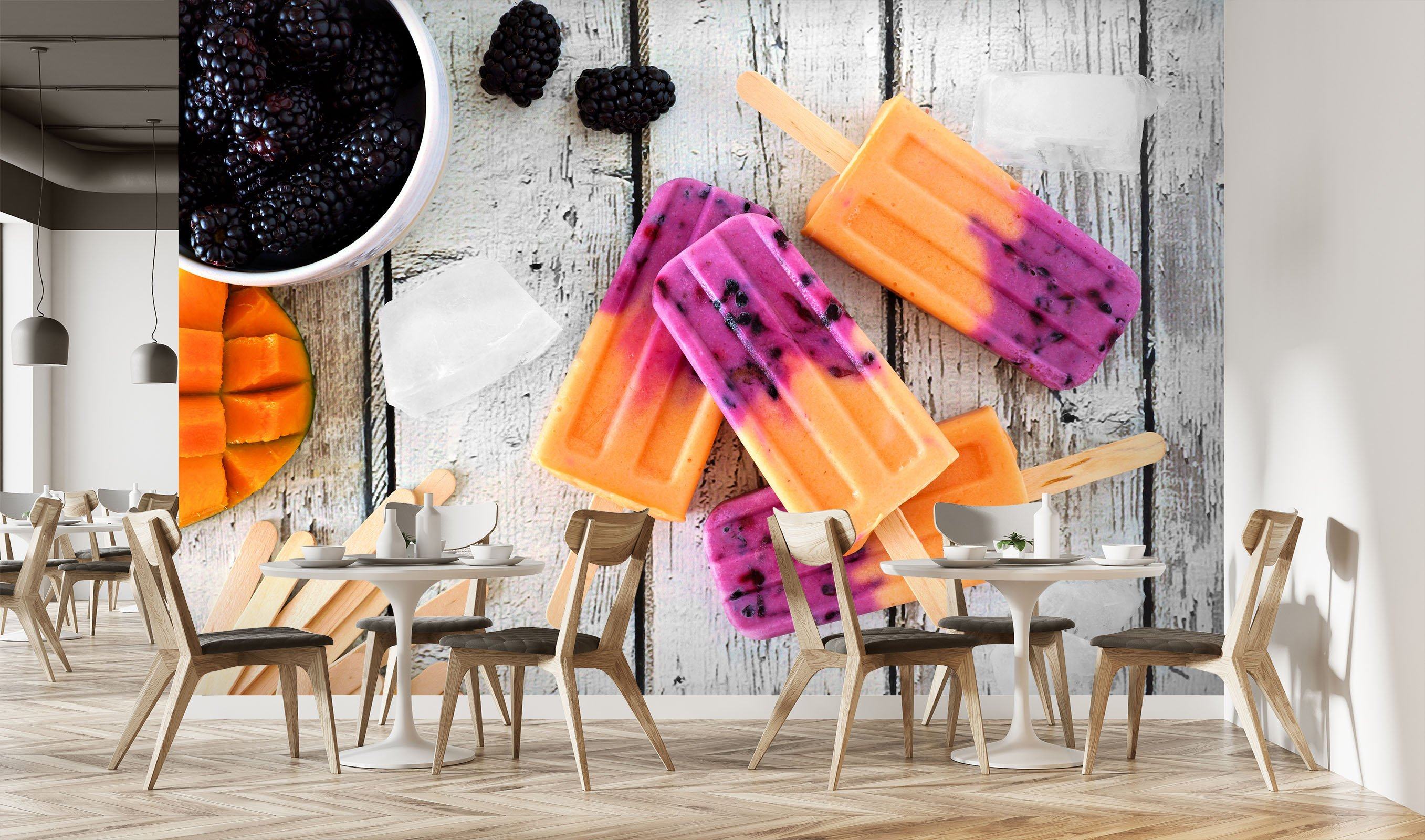 3D Orange Ice Cream 645 Wallpaper AJ Wallpaper 2