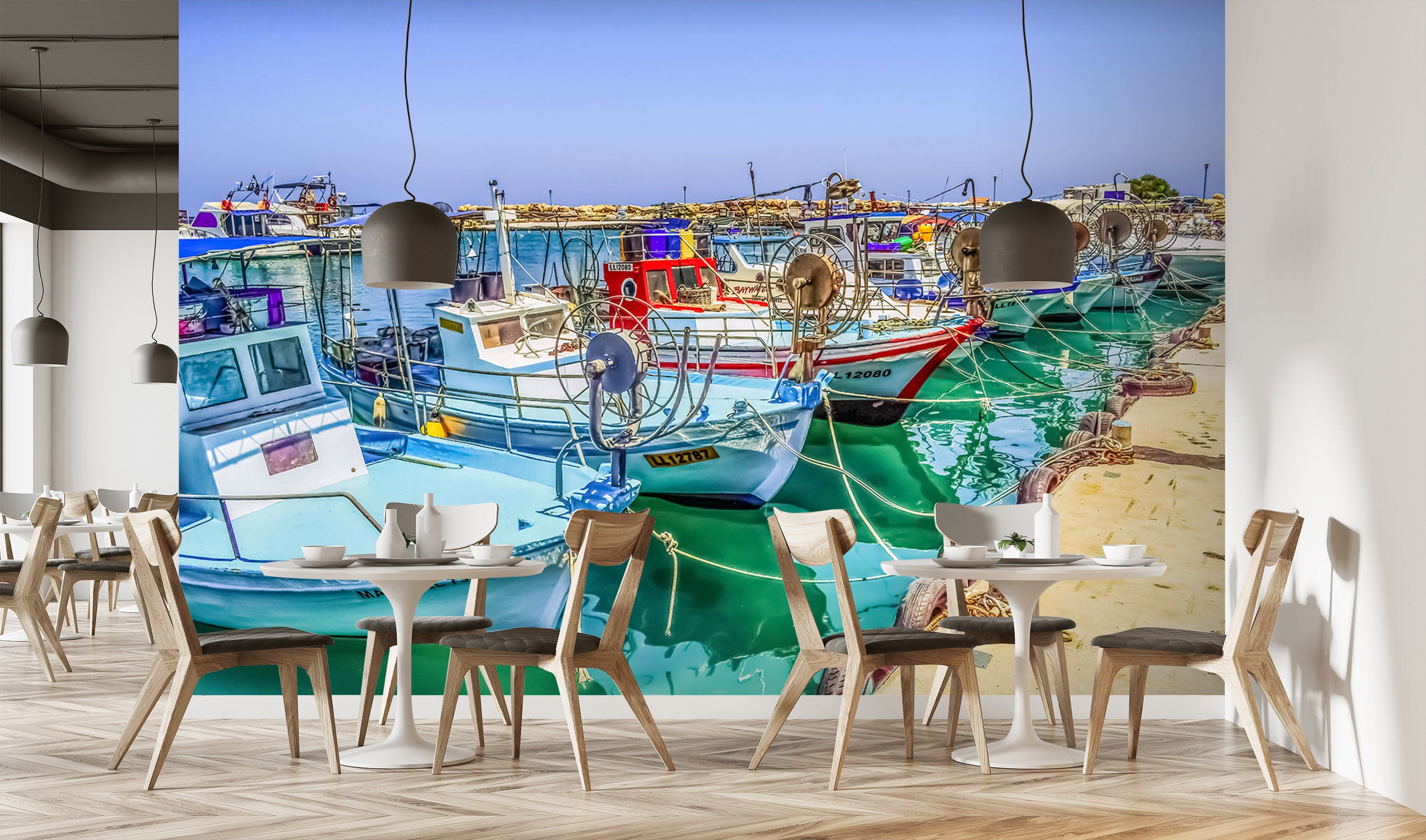 3D Fishing Boat 006 Vehicle Wall Murals