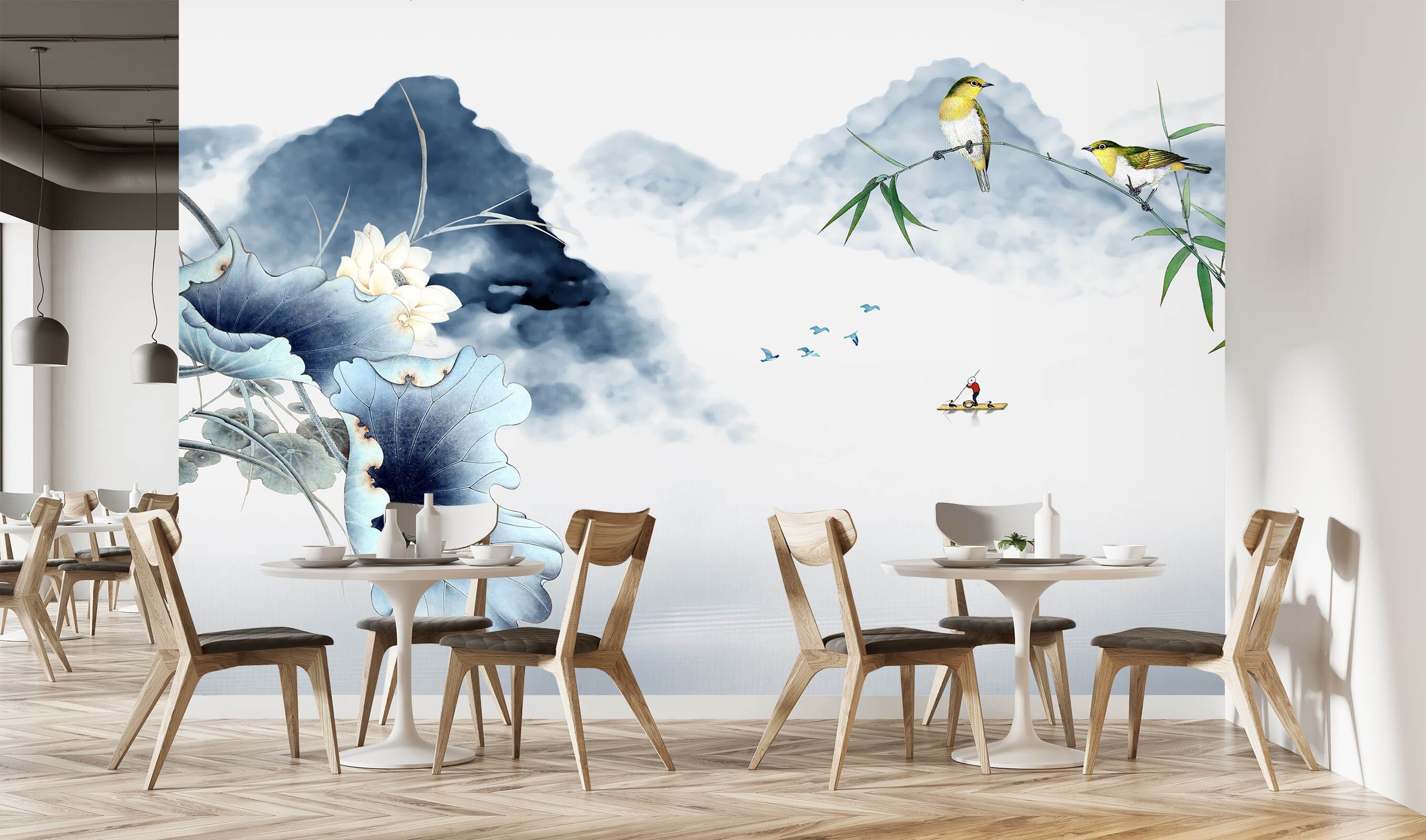 3D Hand Drawn Valley 1408 Wall Murals Wallpaper AJ Wallpaper 2