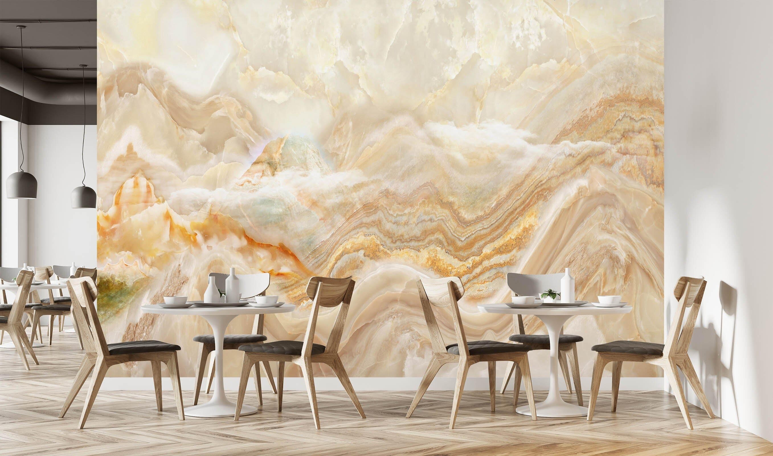 3D Yellow Clouds 1503 Wall Murals Wallpaper AJ Wallpaper 2