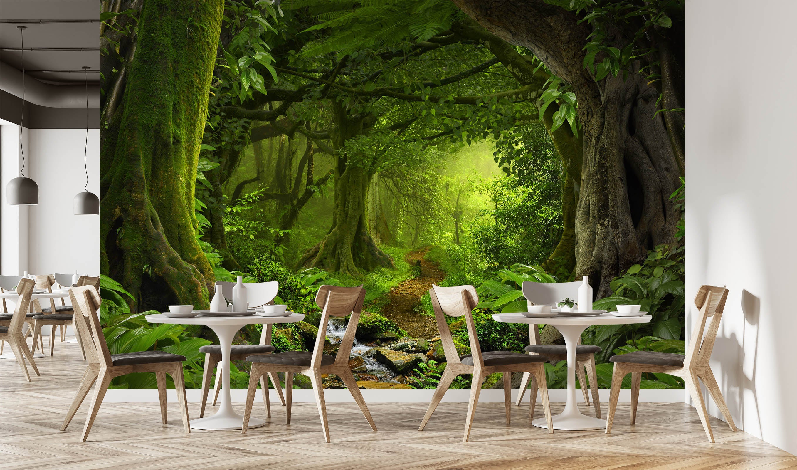 3D Forest Cave 58156 Wall Murals