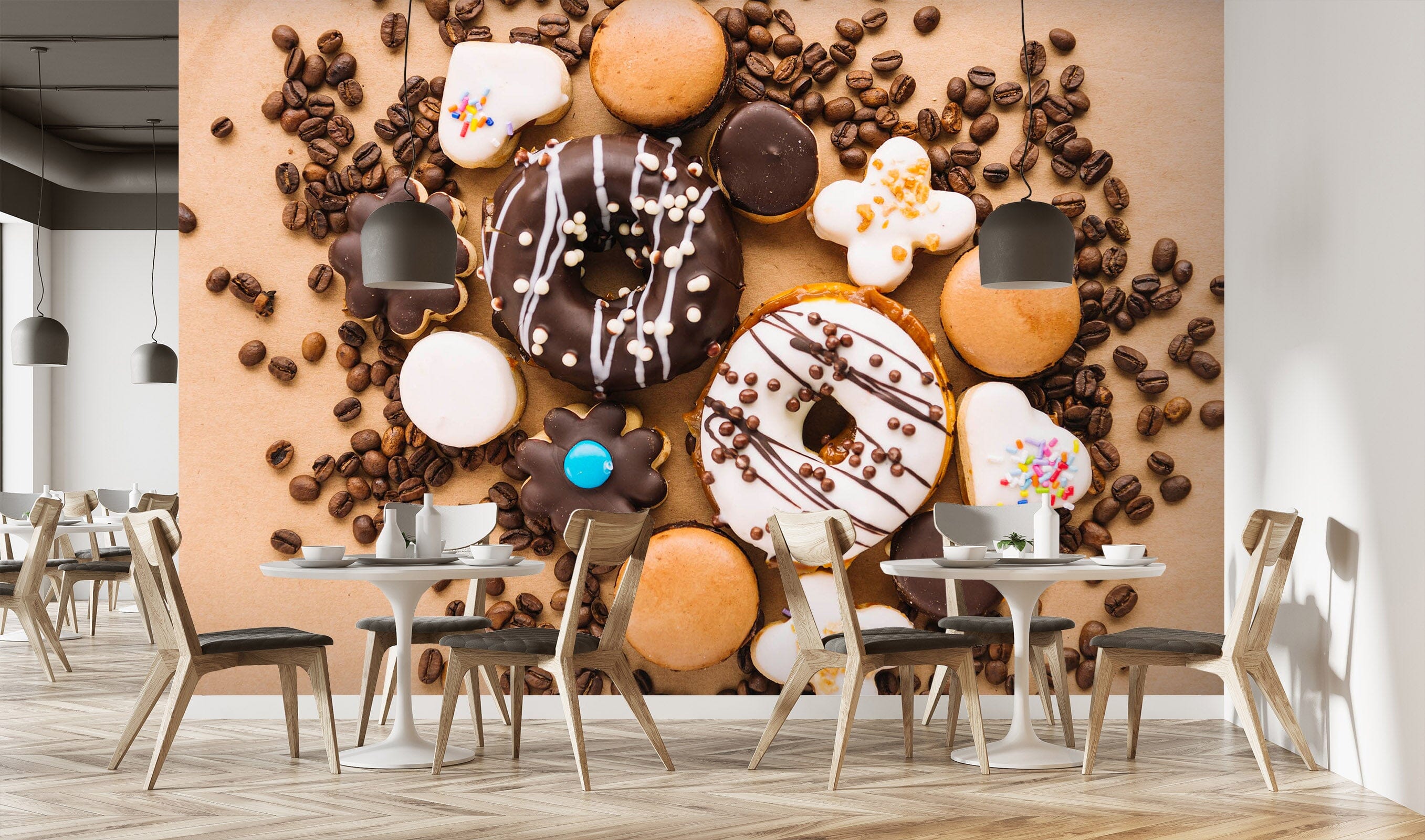 3D Chocolate Cookies 1407 Wall Murals Wallpaper AJ Wallpaper 2