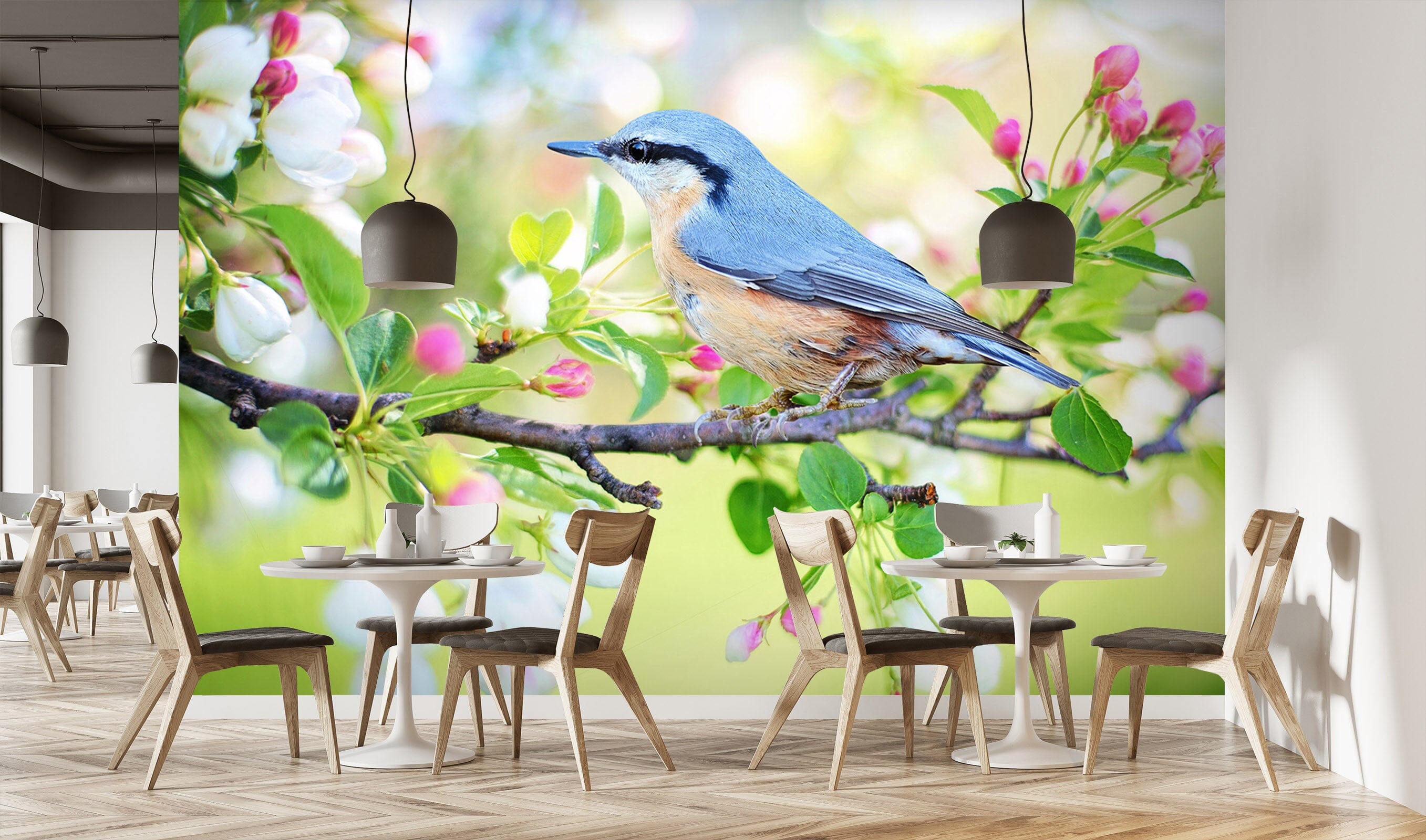 3D Blue Bird 337 Wall Murals Wallpaper AJ Wallpaper 2