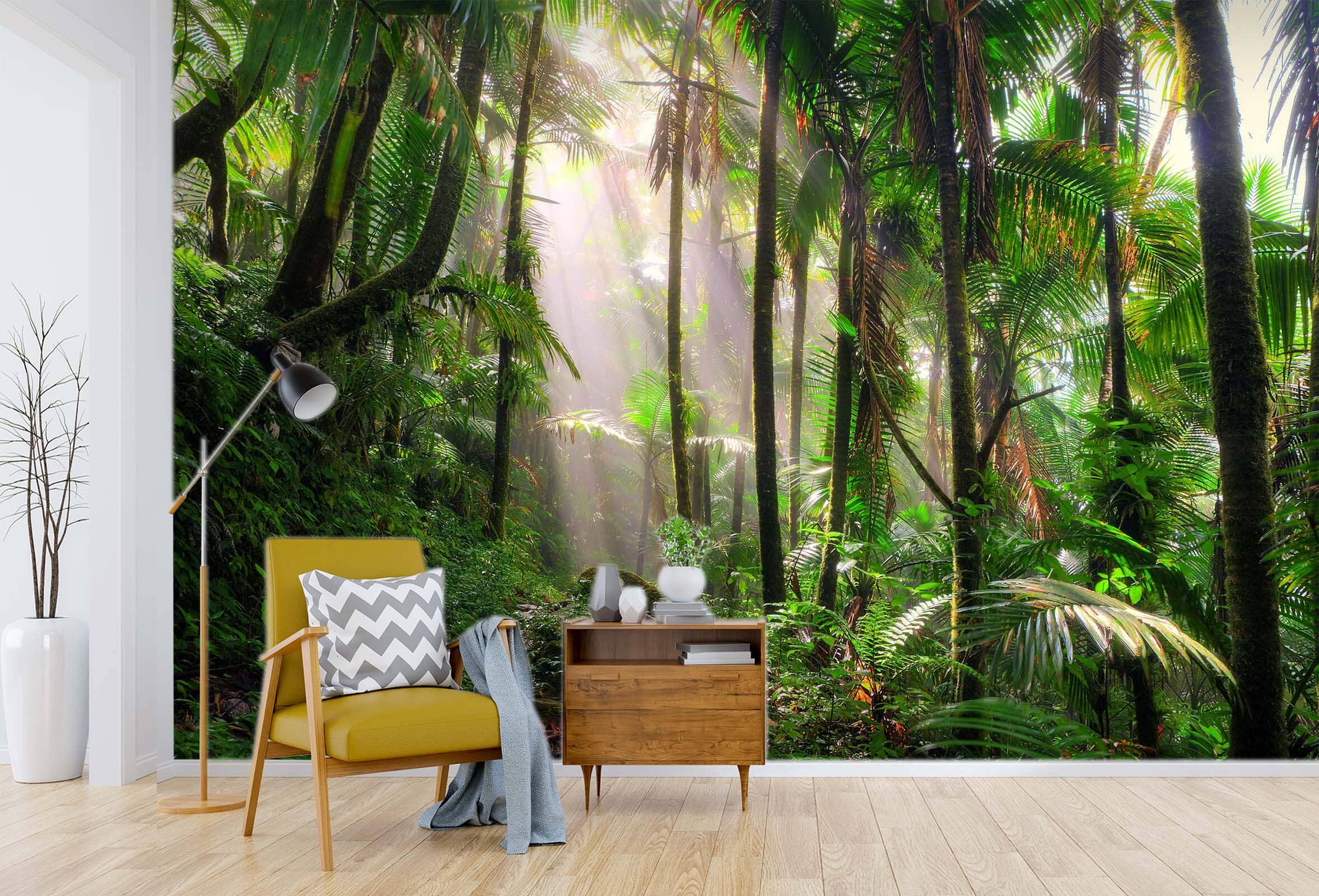 3D Sunshine Rainforest 28 Wall Murals Wallpaper AJ Wallpaper 2