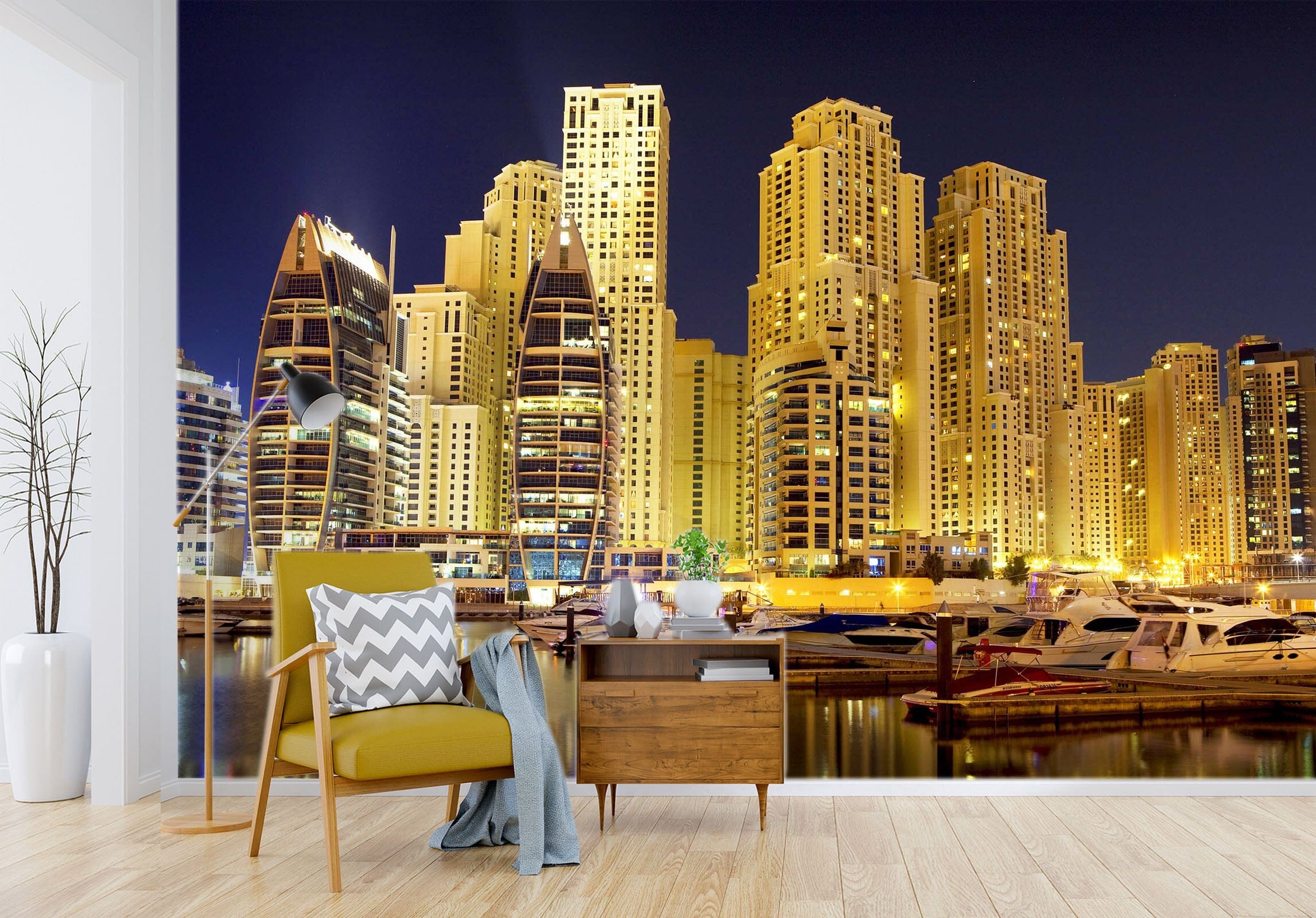 3D Night City 1442 Wall Murals Wallpaper AJ Wallpaper 2
