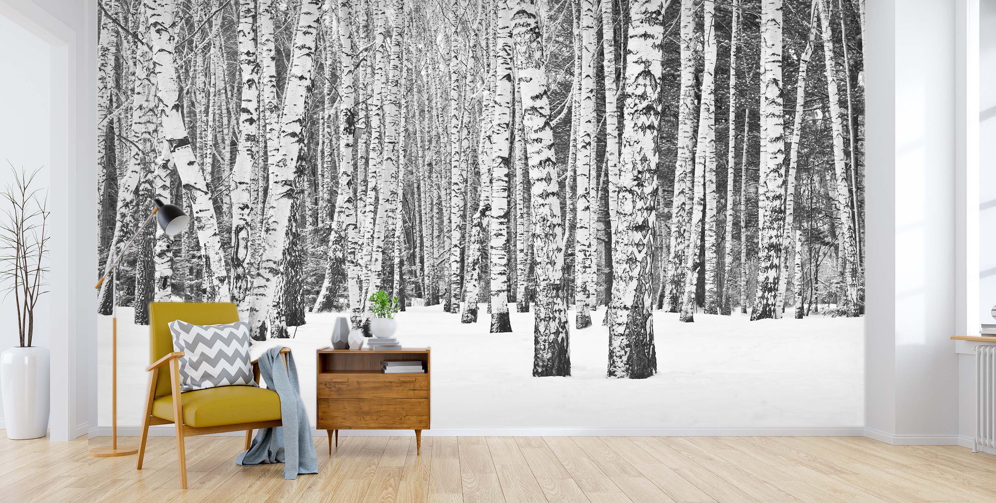 3D Snow Forest 11 Wall Murals Wallpaper AJ Wallpaper 2