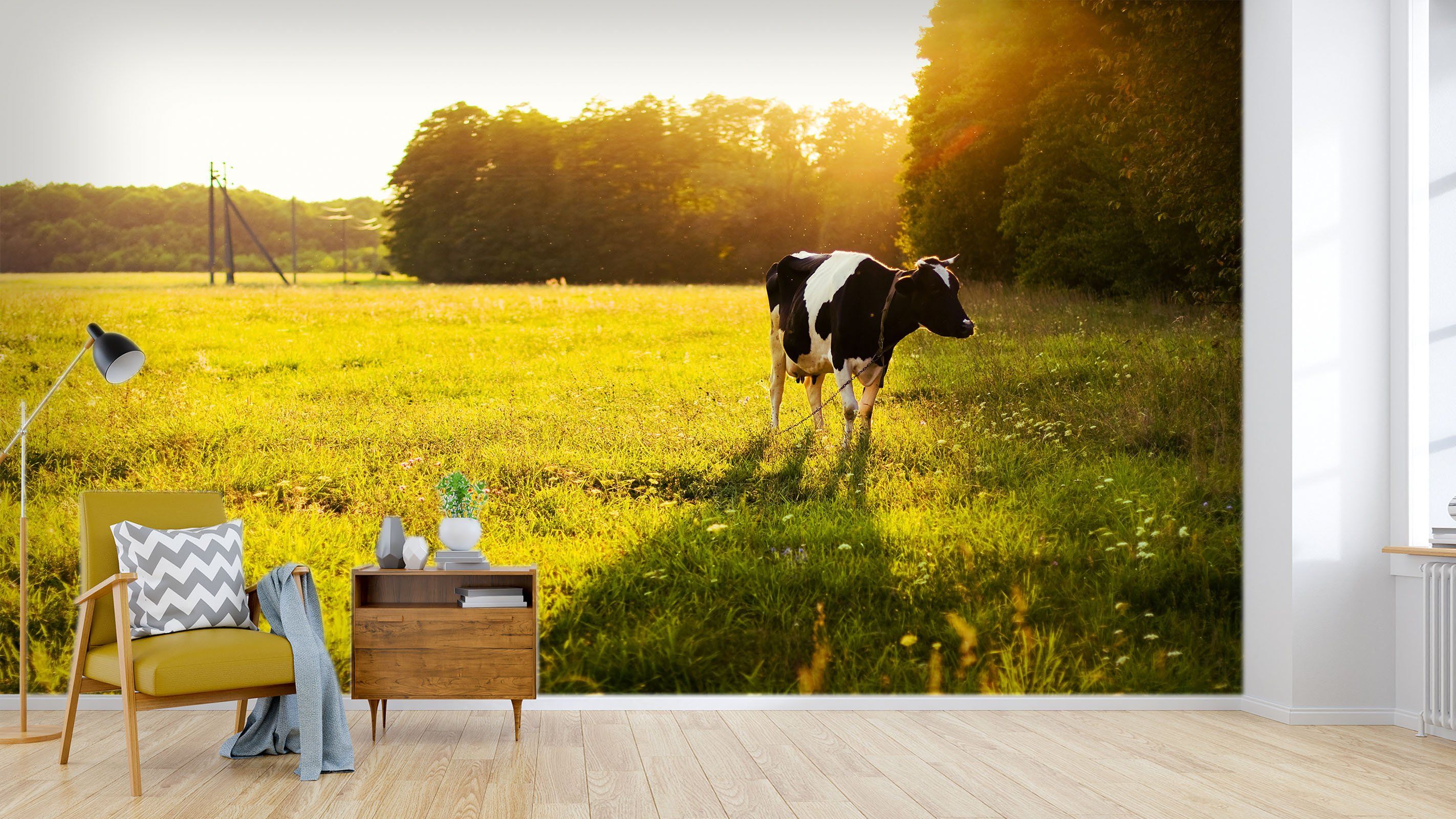 3D Walking Cow 216 Wallpaper AJ Wallpaper