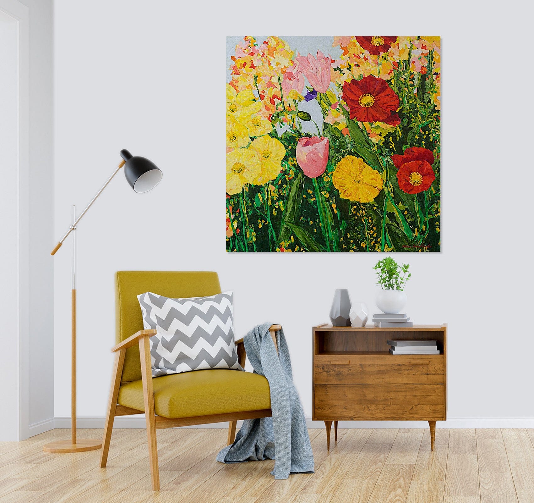 3D Color Flower 164 Allan P. Friedlander Wall Sticker Wallpaper AJ Wallpaper 2