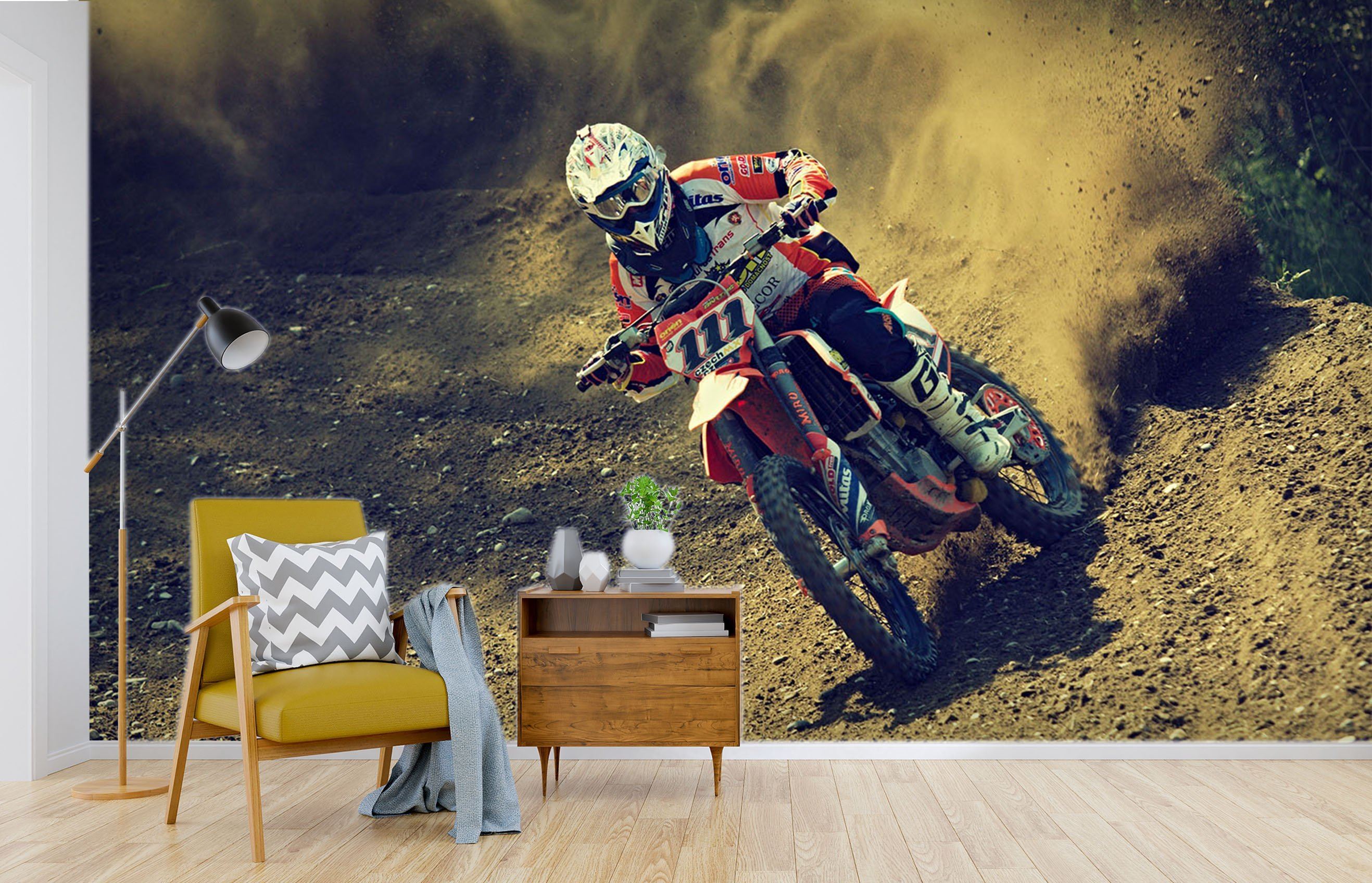 3D Bike Rider 927 Vehicle Wall Murals Wallpaper AJ Wallpaper 2