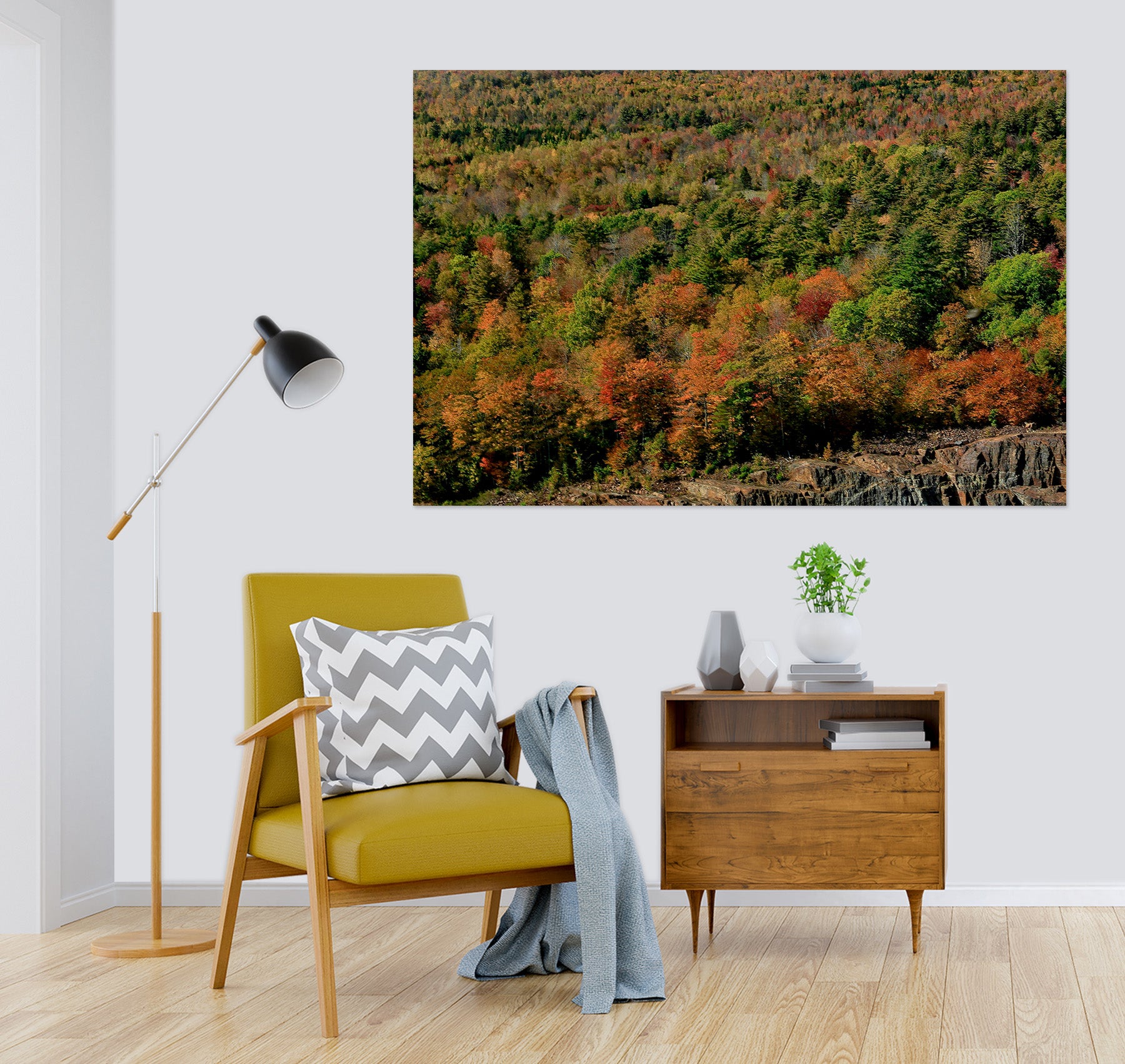 3D Forest Hill 61198 Kathy Barefield Wall Sticker