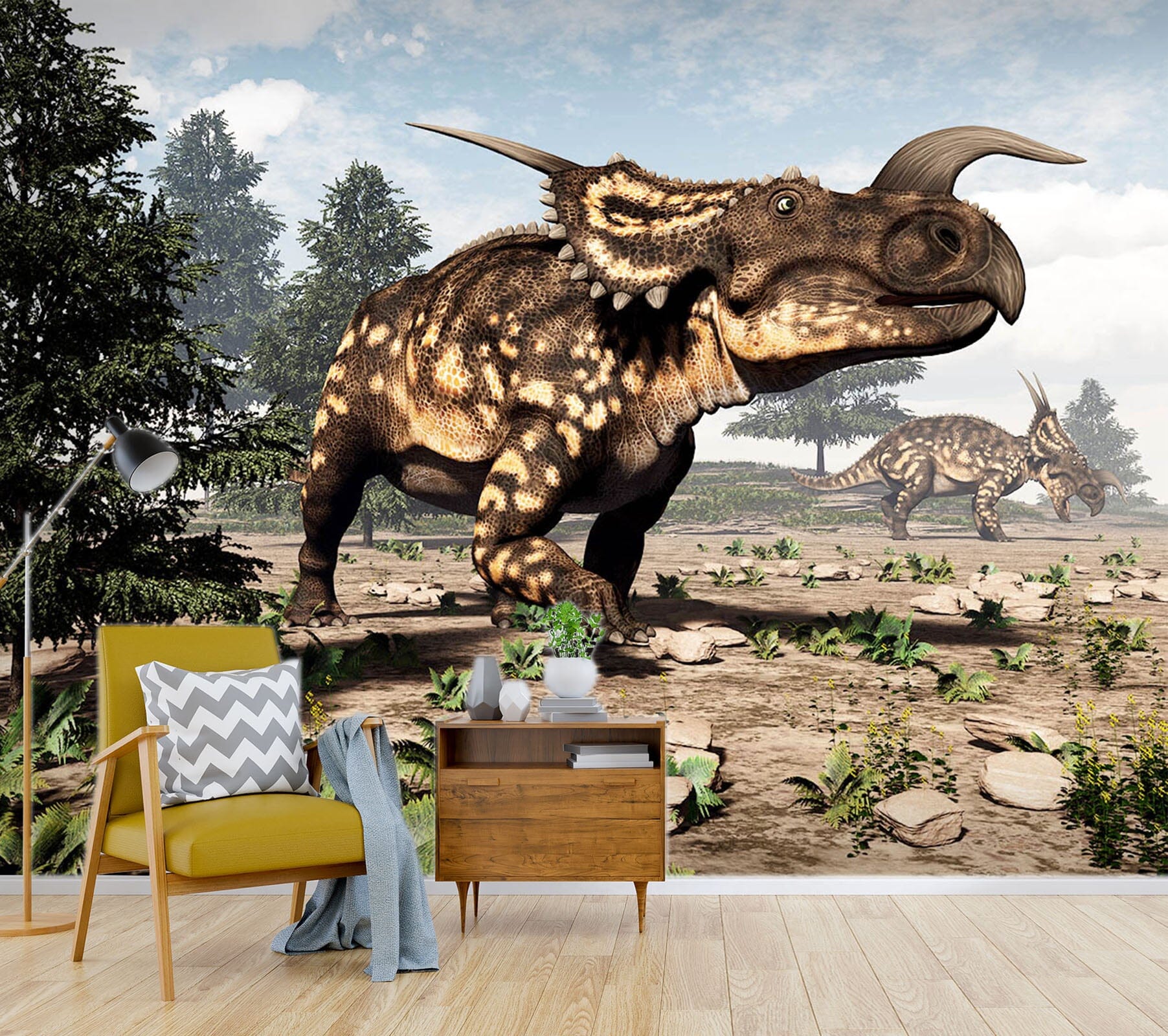 3D Giant Dinosaur 1551 Wall Murals Wallpaper AJ Wallpaper 2