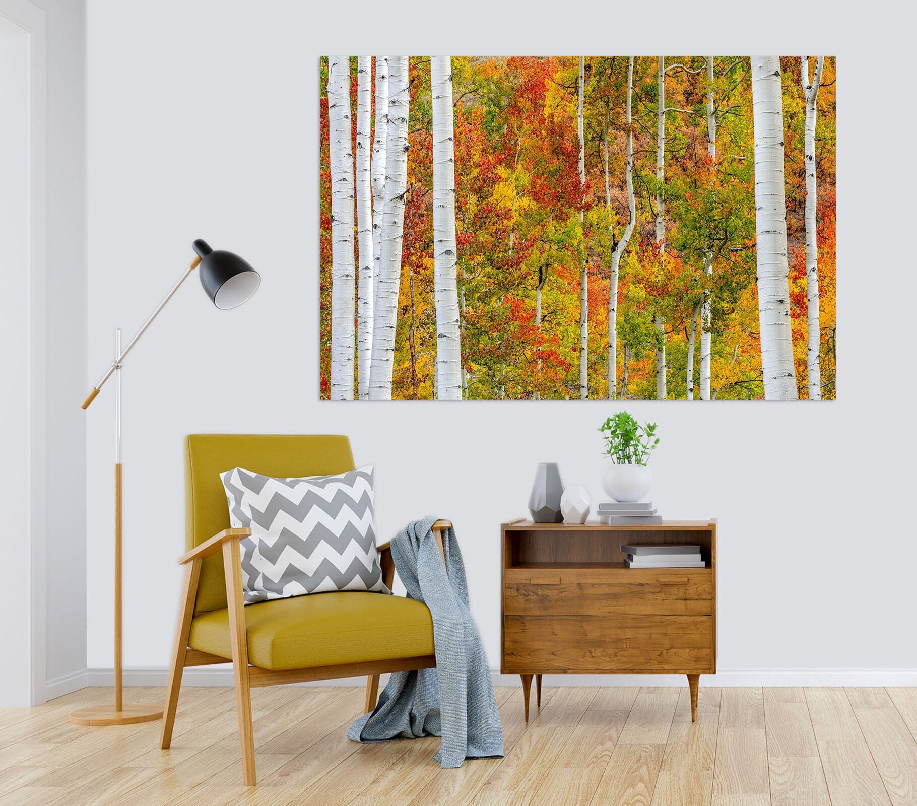 3D Color Forest 109 Marco Carmassi Wall Sticker Wallpaper AJ Wallpaper 2