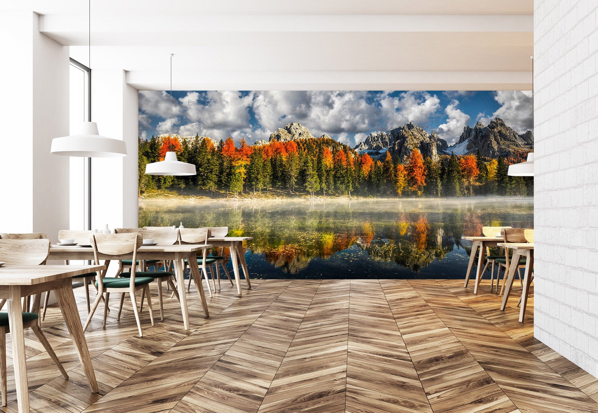 3D Forest Lake 1407 Marco Carmassi Wall Mural Wall Murals Wallpaper AJ Wallpaper 2