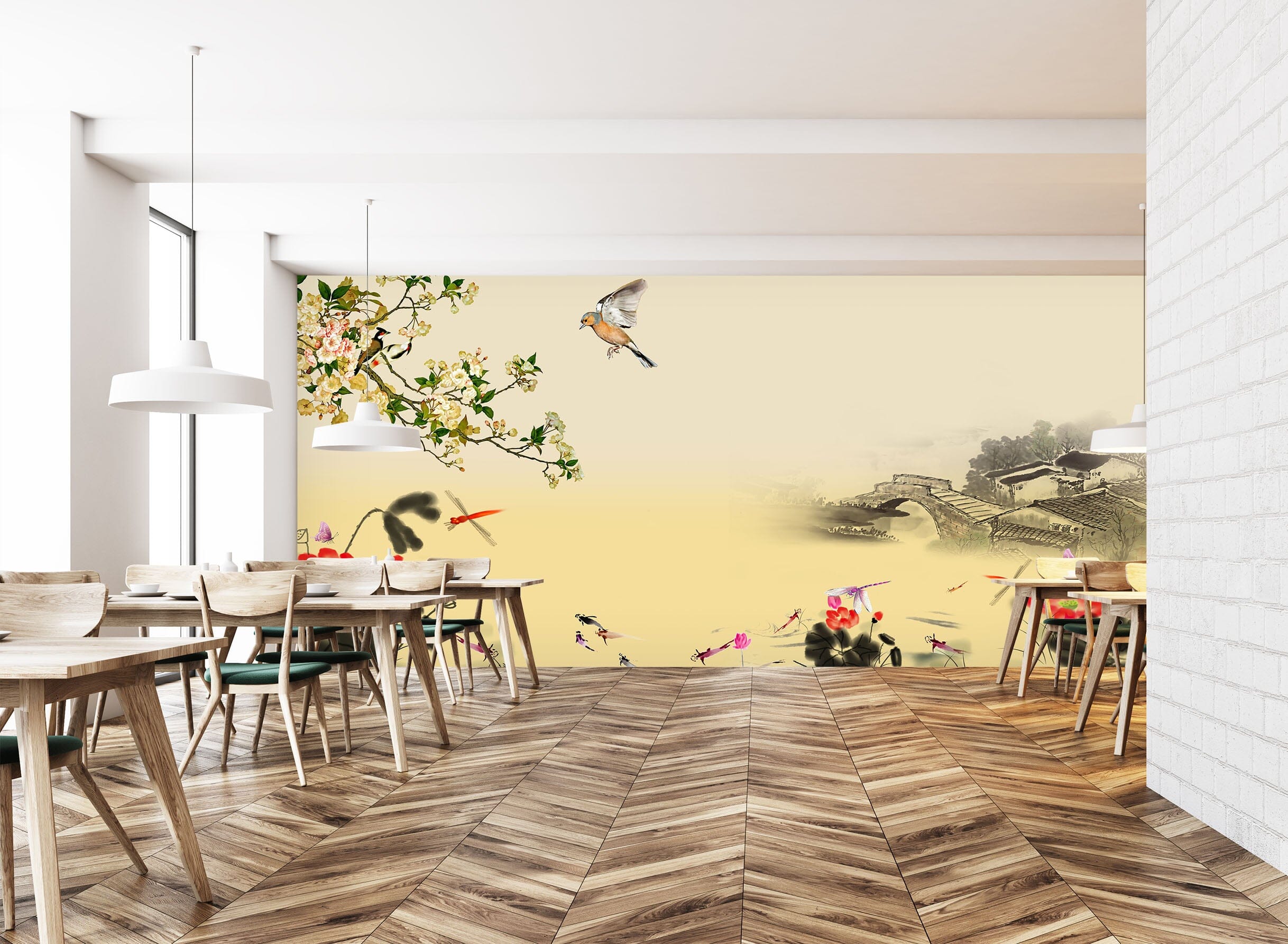 3D Field River 1620 Wall Murals Wallpaper AJ Wallpaper 2