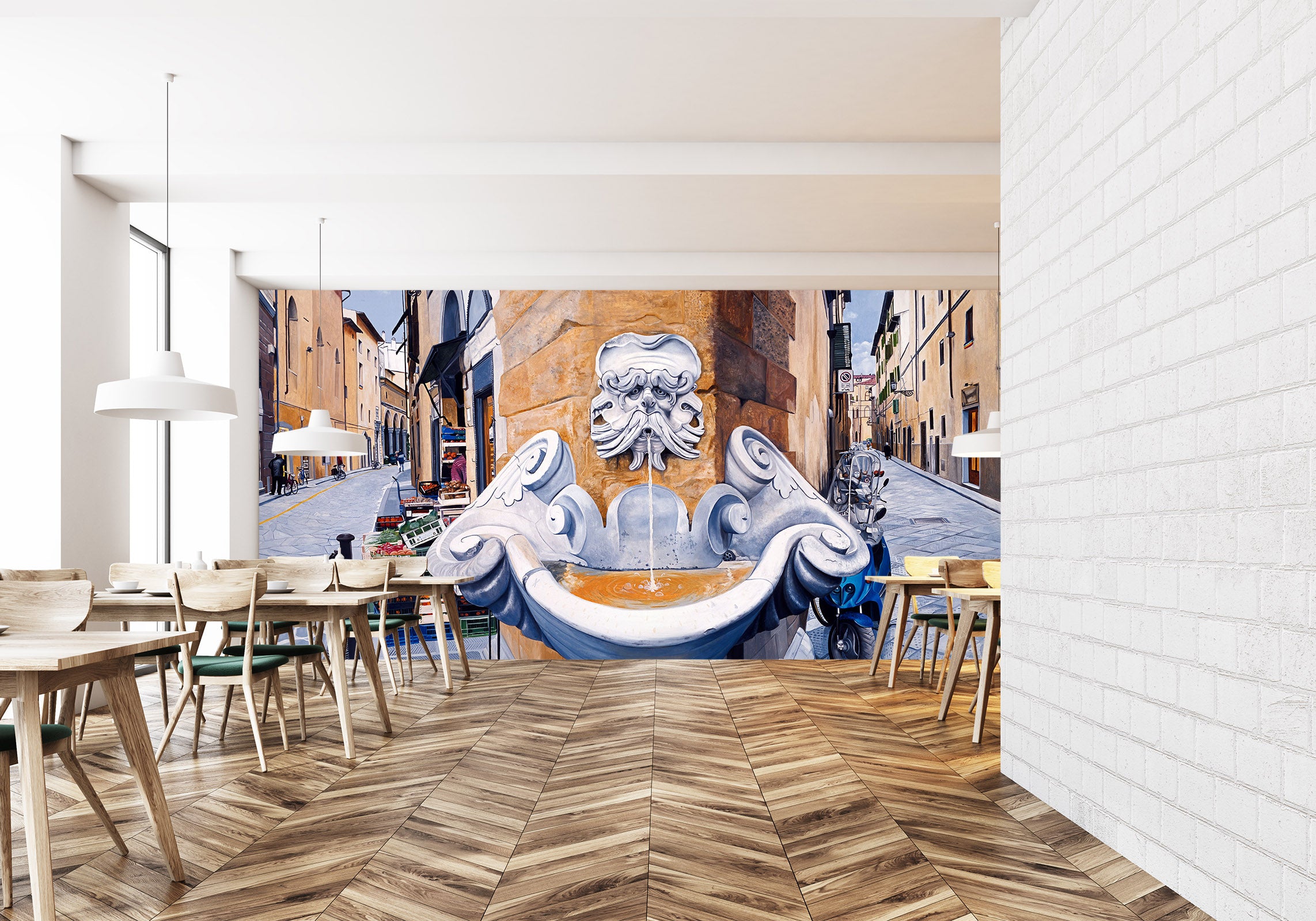 3D Pattern Building 11106 Matthew Holden Bates Wall Mural Wall Murals