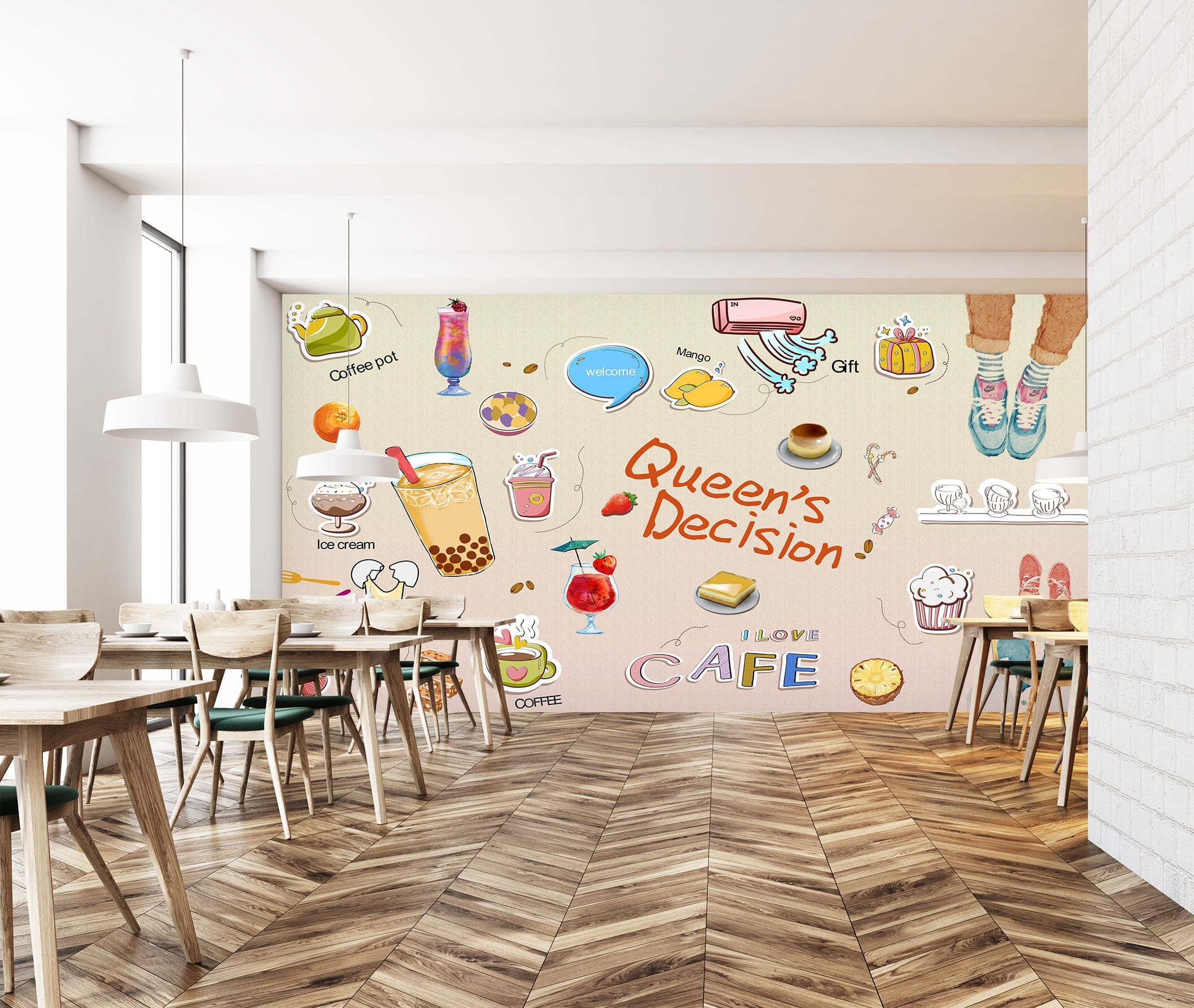 3D Summer Drink 3025 Wall Murals Wallpaper AJ Wallpaper 2