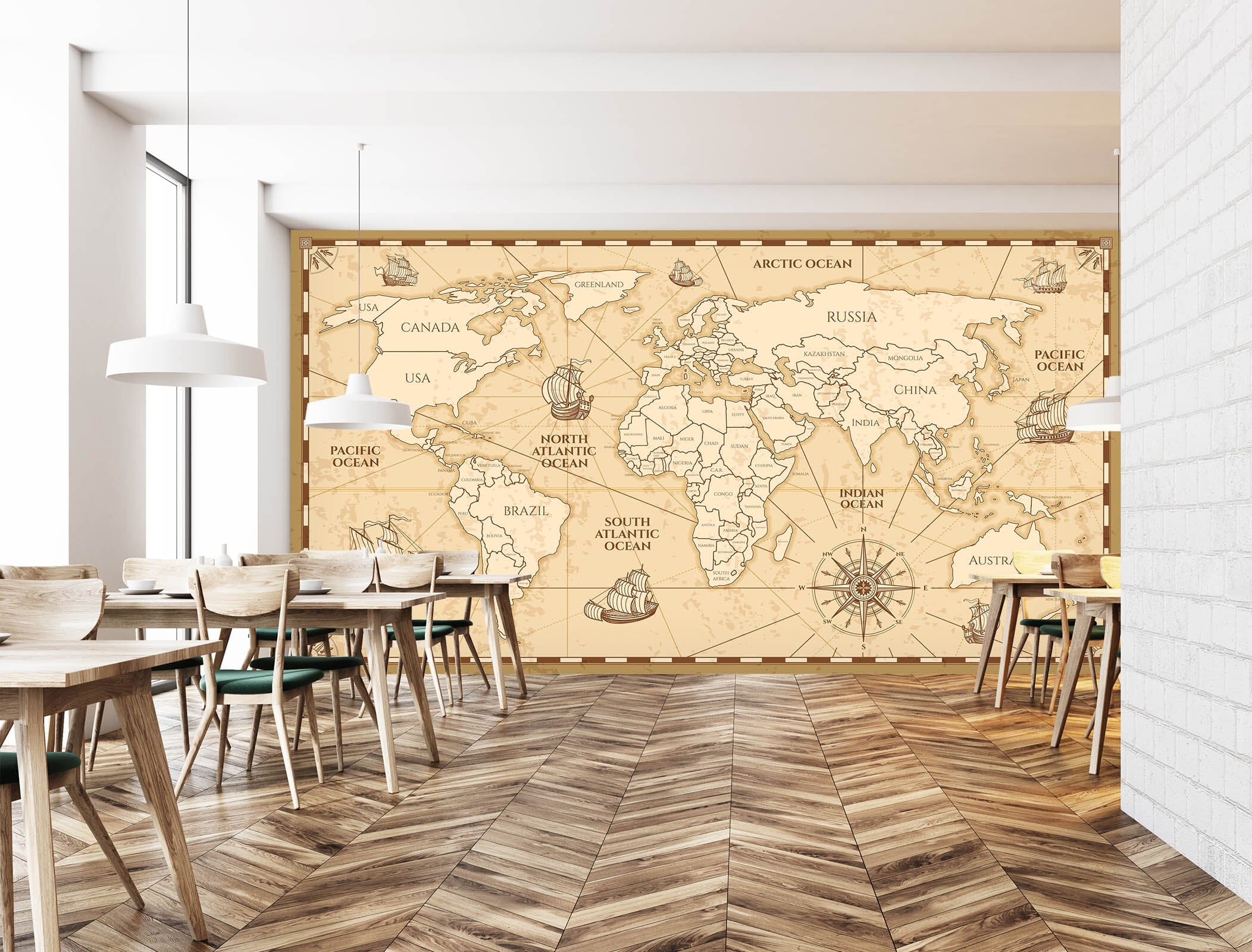 3D Line Painting 2158 World Map Wall Murals Wallpaper AJ Wallpaper 2
