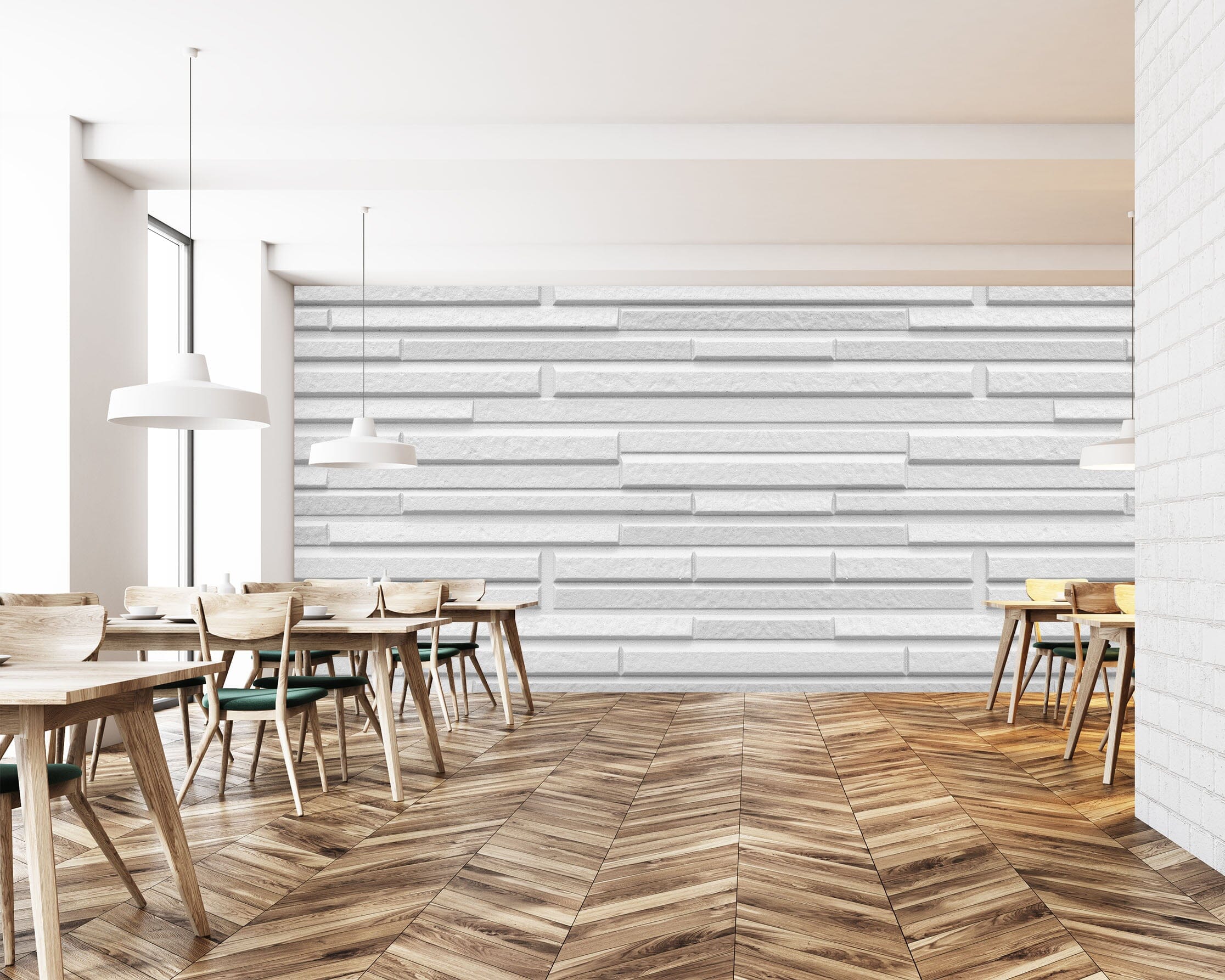 3D White Wall 1138 Wall Murals Wallpaper AJ Wallpaper 2