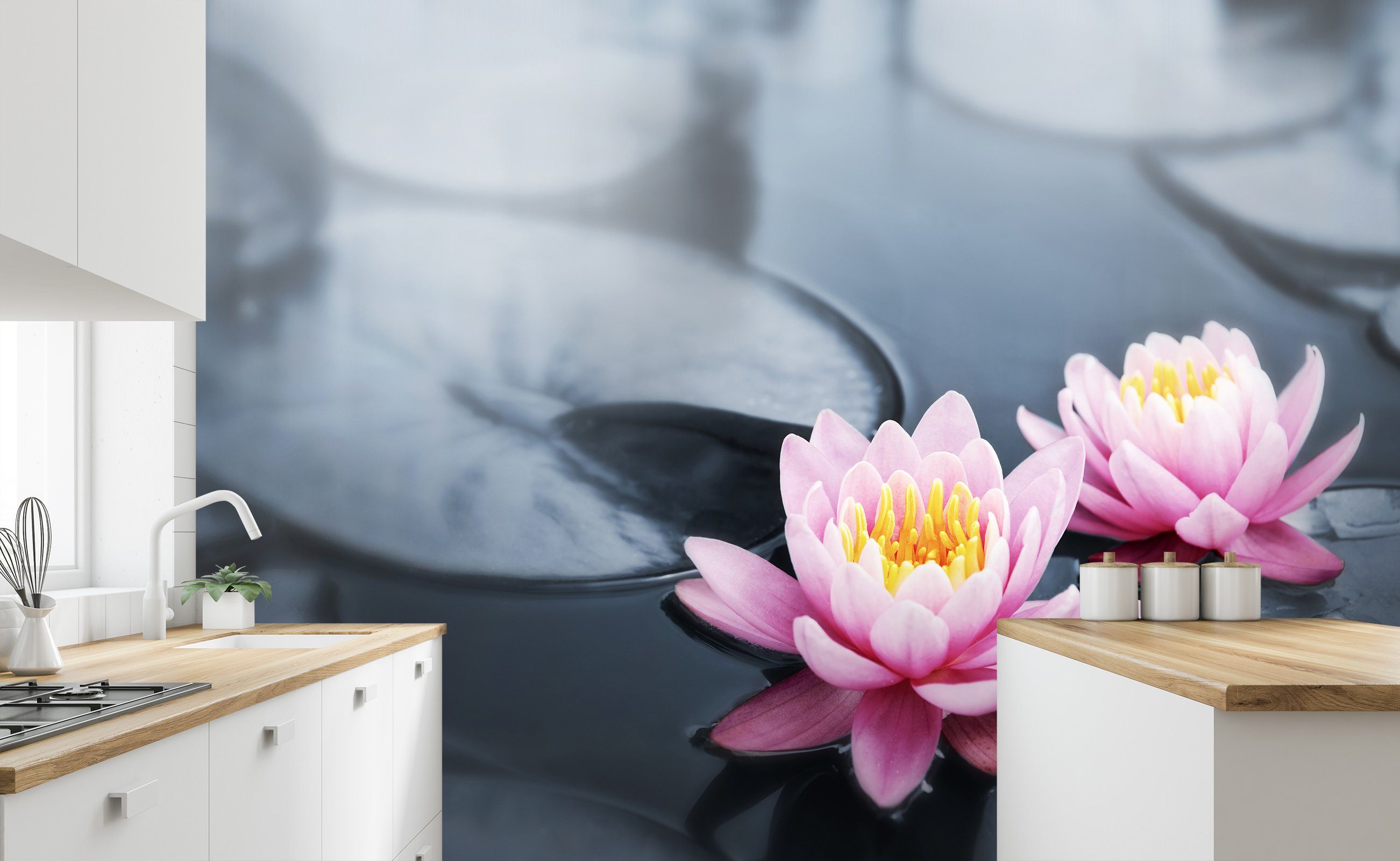 3D Beautiful Lotus 145 Wall Murals Wallpaper AJ Wallpaper 2