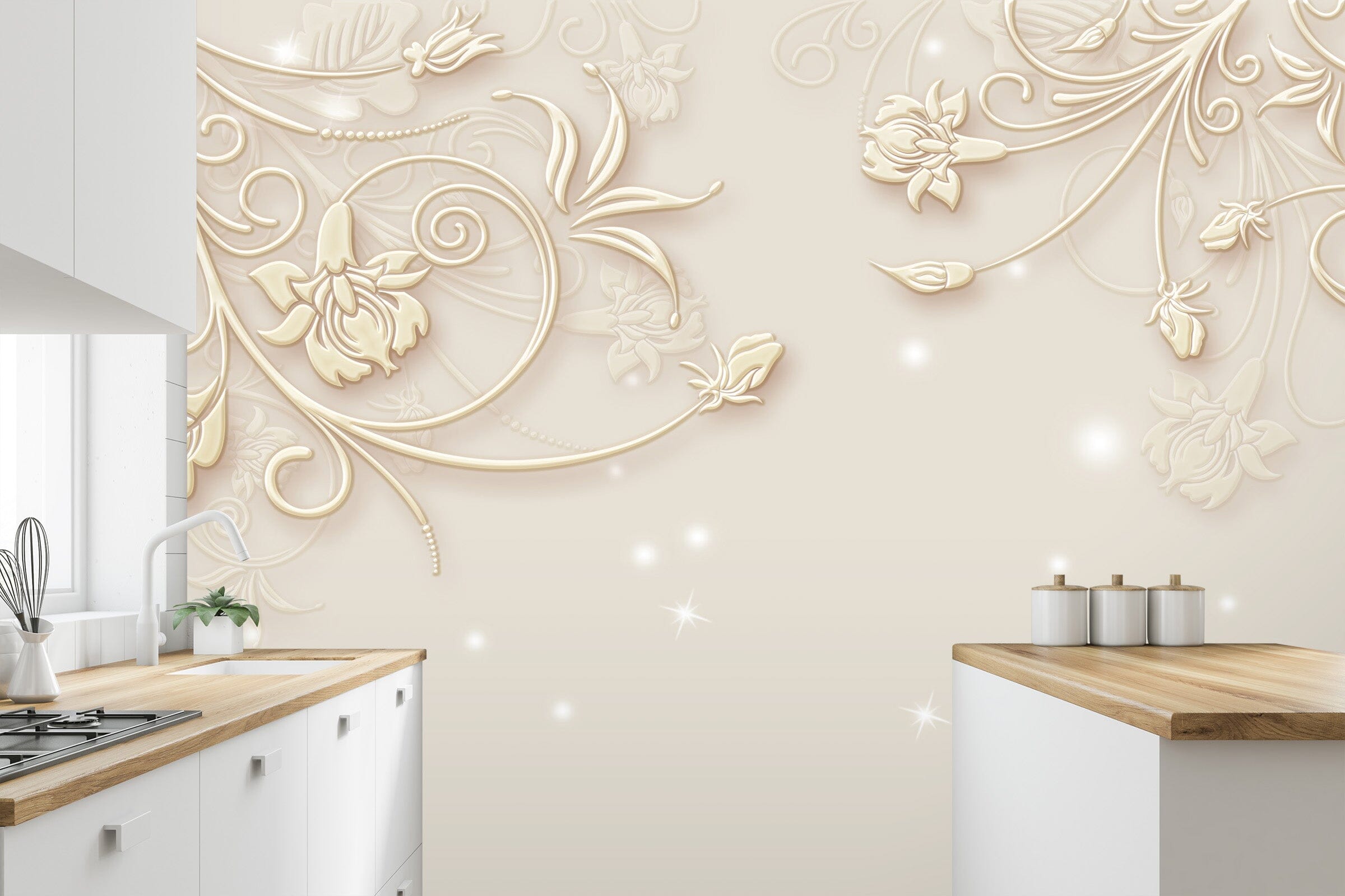 3D Carved Pattern 1484 Wall Murals Wallpaper AJ Wallpaper 2