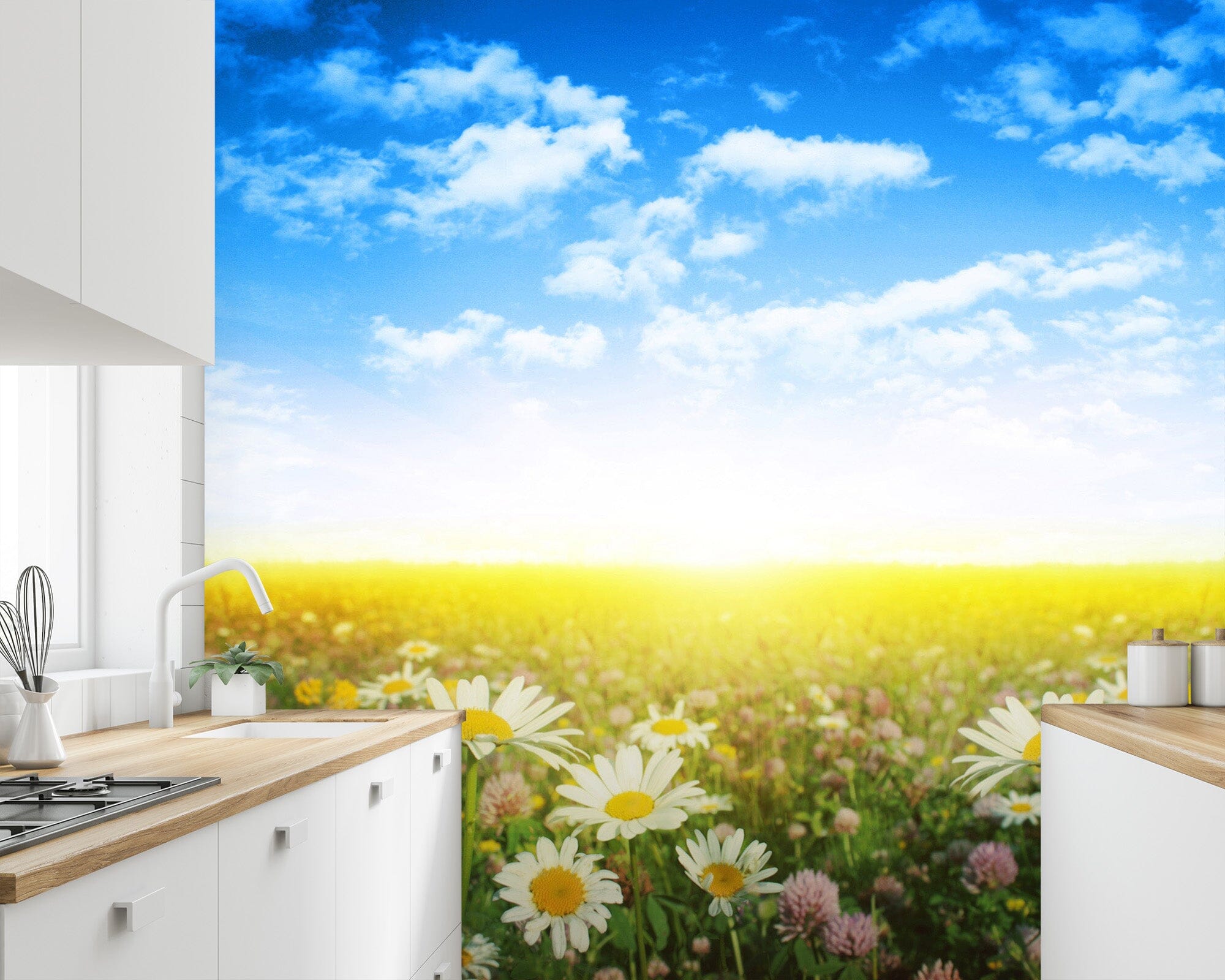 3D Flower Field 146 Wall Murals Wallpaper AJ Wallpaper 2