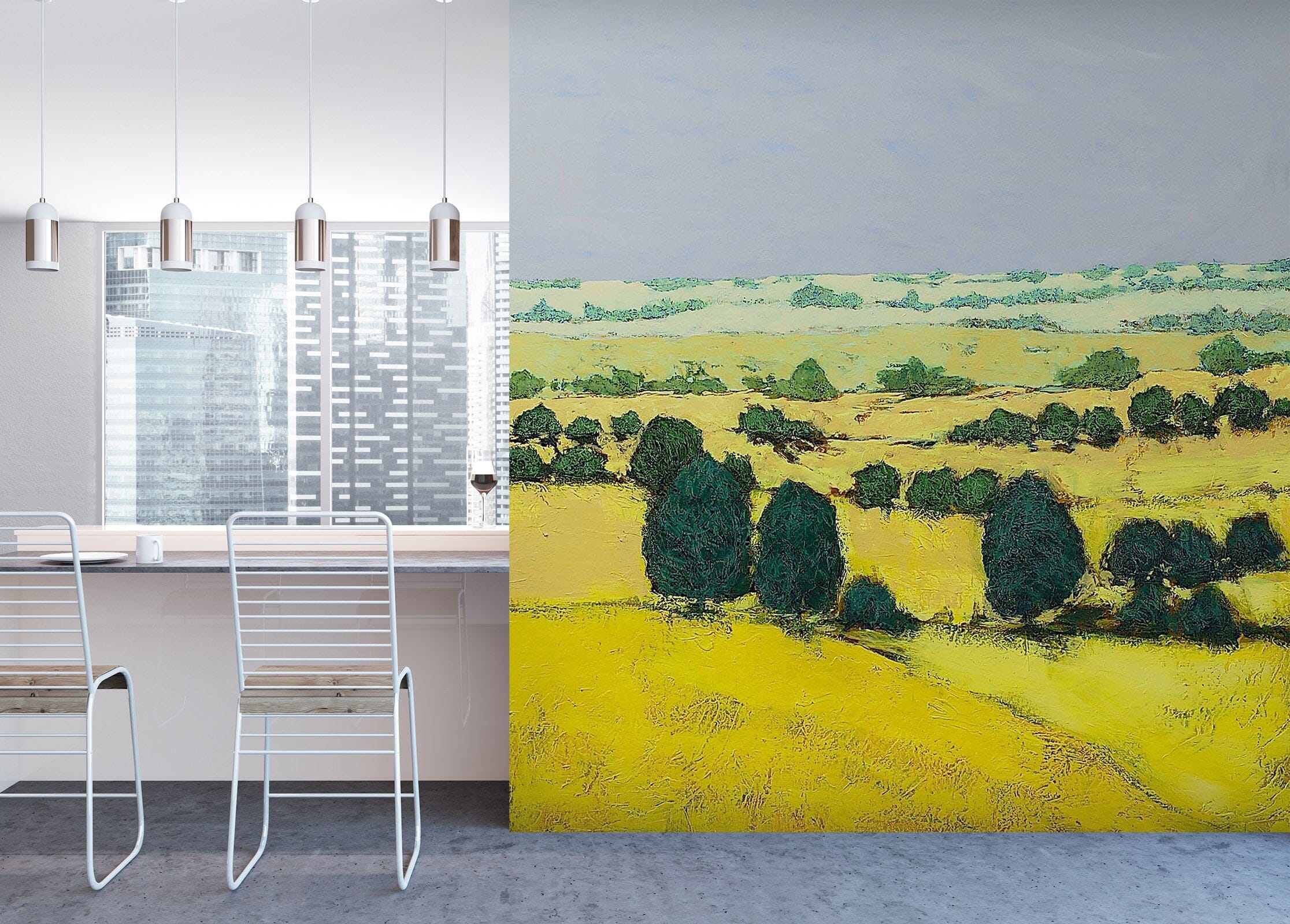 3D Summer Field 106 Allan P. Friedlander Wall Mural Wall Murals Wallpaper AJ Wallpaper 2