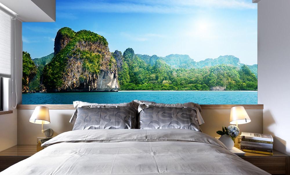 Sea Stone Mountain Wallpaper AJ Wallpaper