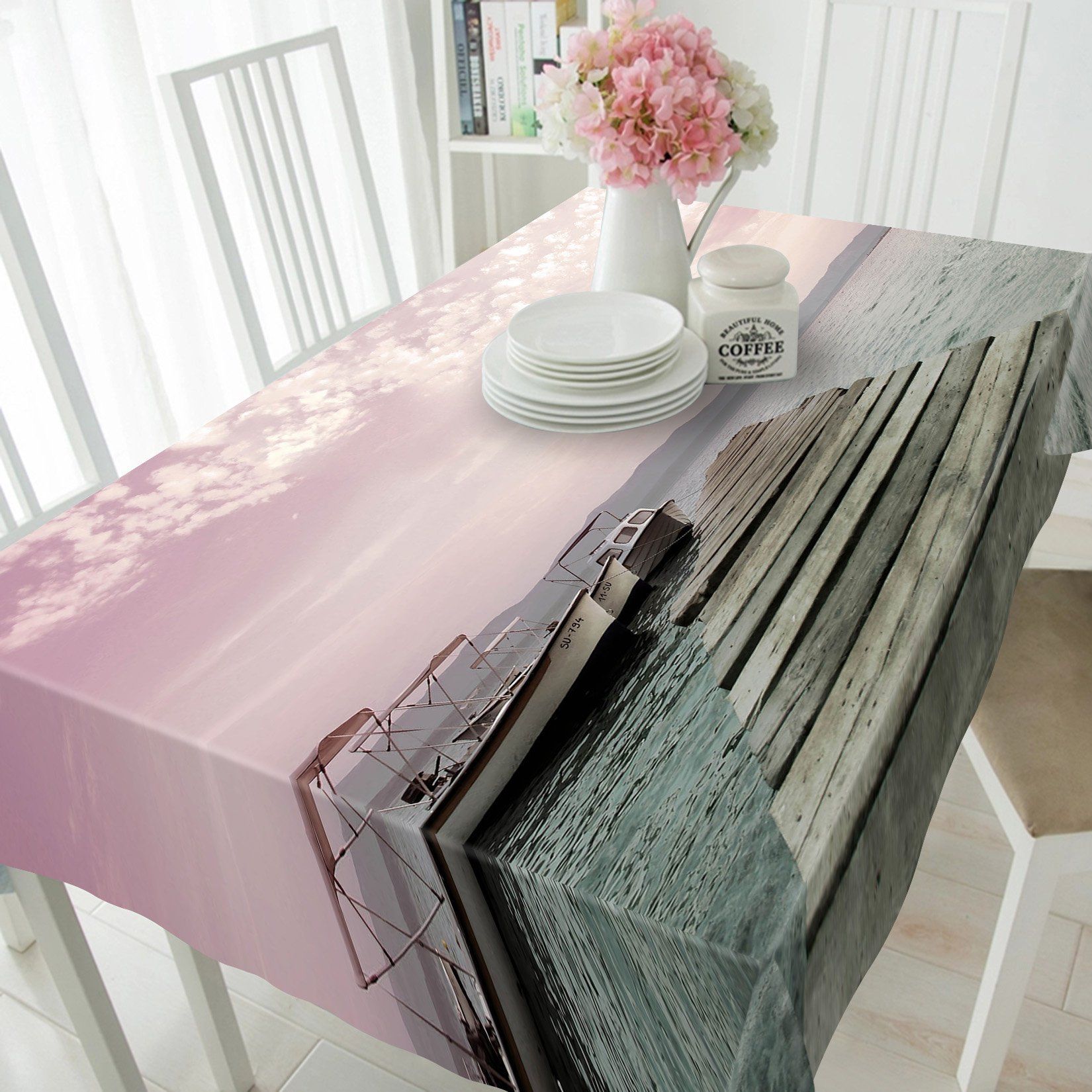 3D Lake Scenery 291 Tablecloths Wallpaper AJ Wallpaper