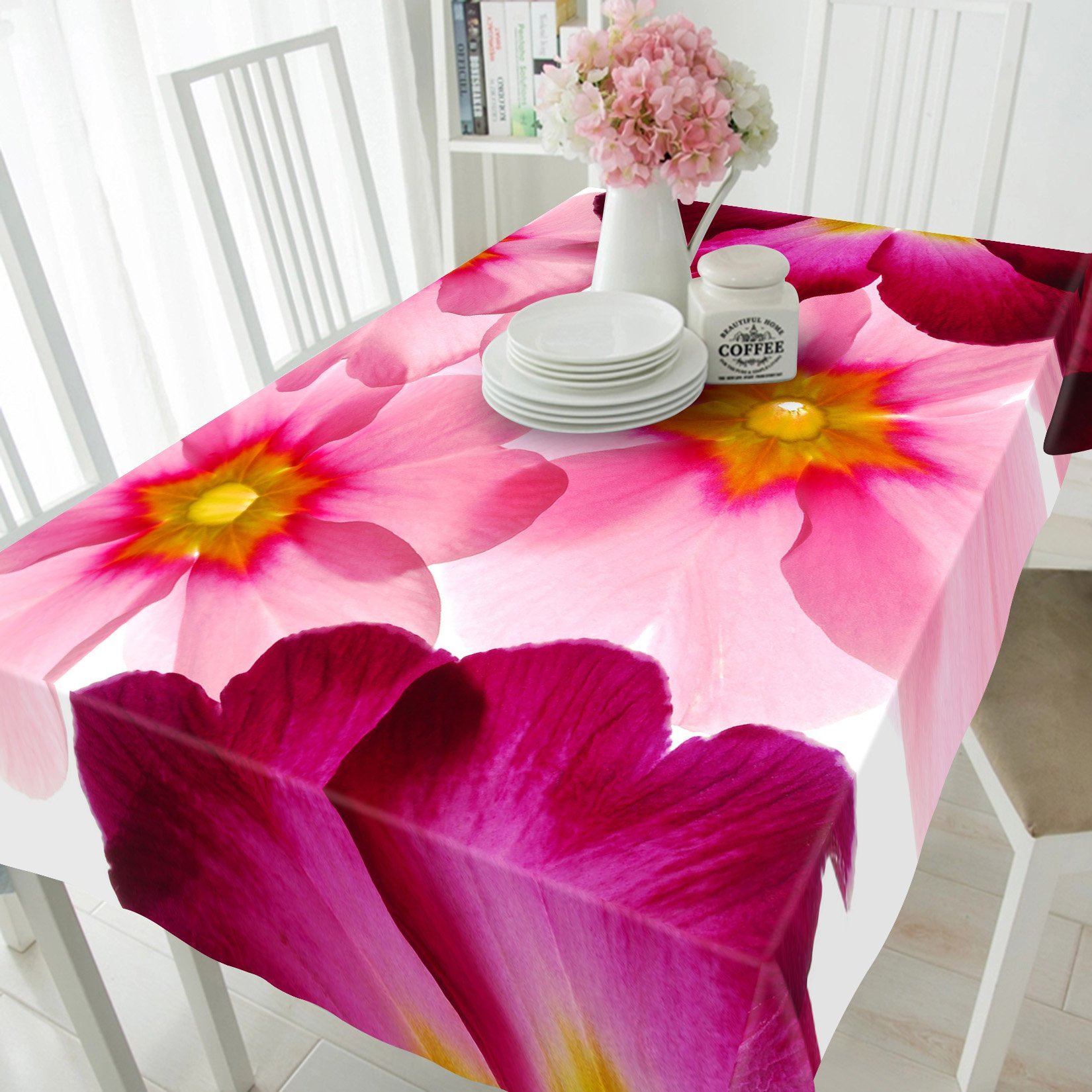 3D Bright Flowers 282 Tablecloths Wallpaper AJ Wallpaper