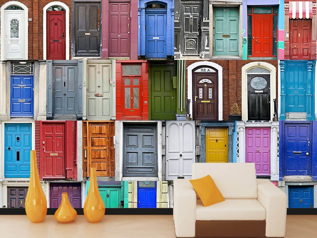 3D Small Door 123 Wallpaper AJ Wallpaper