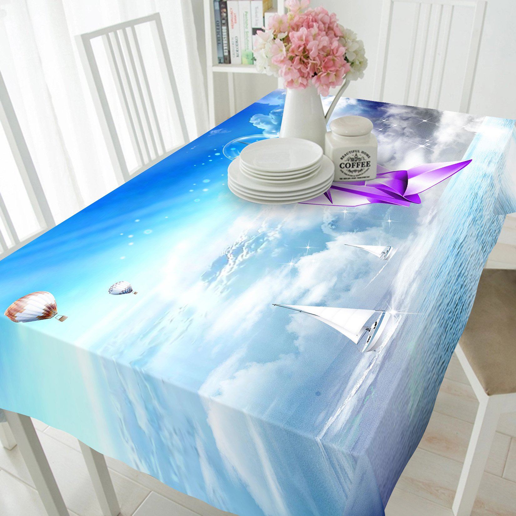 3D Paper Cranes 101 Tablecloths Wallpaper AJ Wallpaper