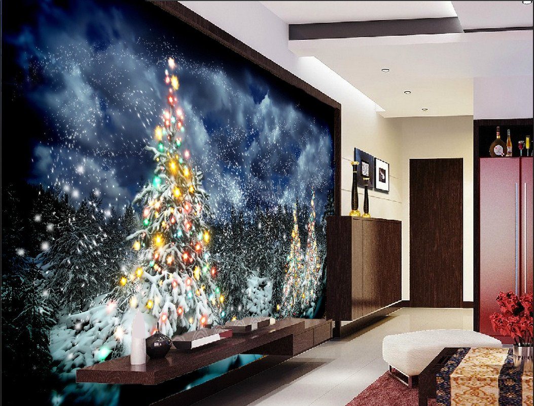 Christmas Trees Wallpaper AJ Wallpaper