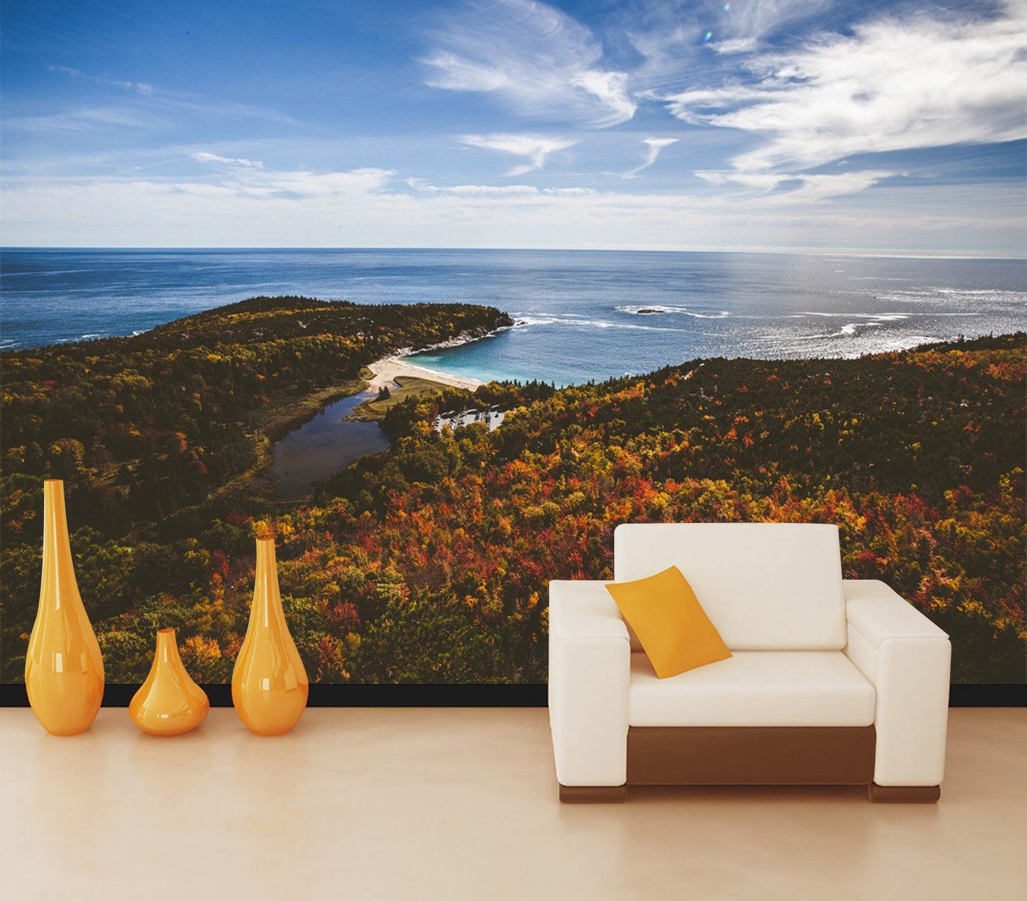 3D Ocean Beach Scenery 27 Wallpaper AJ Wallpaper