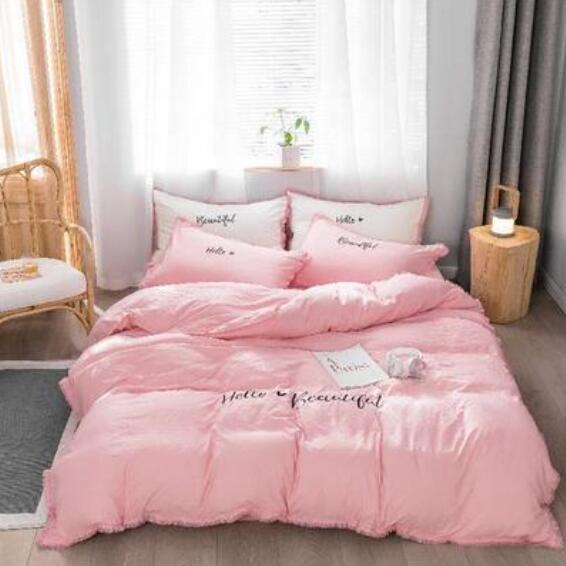 3D Pink 50008 Bed Pillowcases Quilt