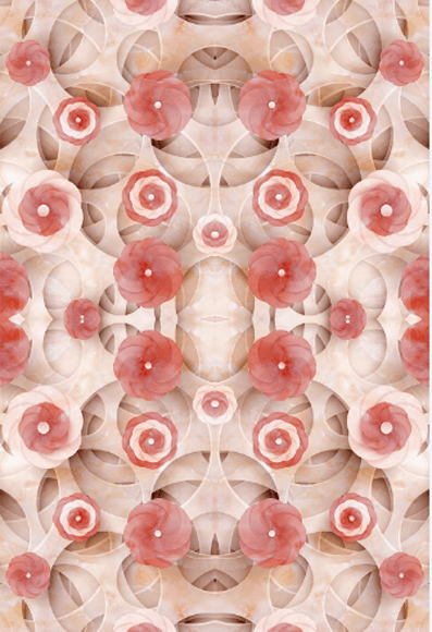 3D Elegant Flowers Floor Mural Wallpaper AJ Wallpaper 2