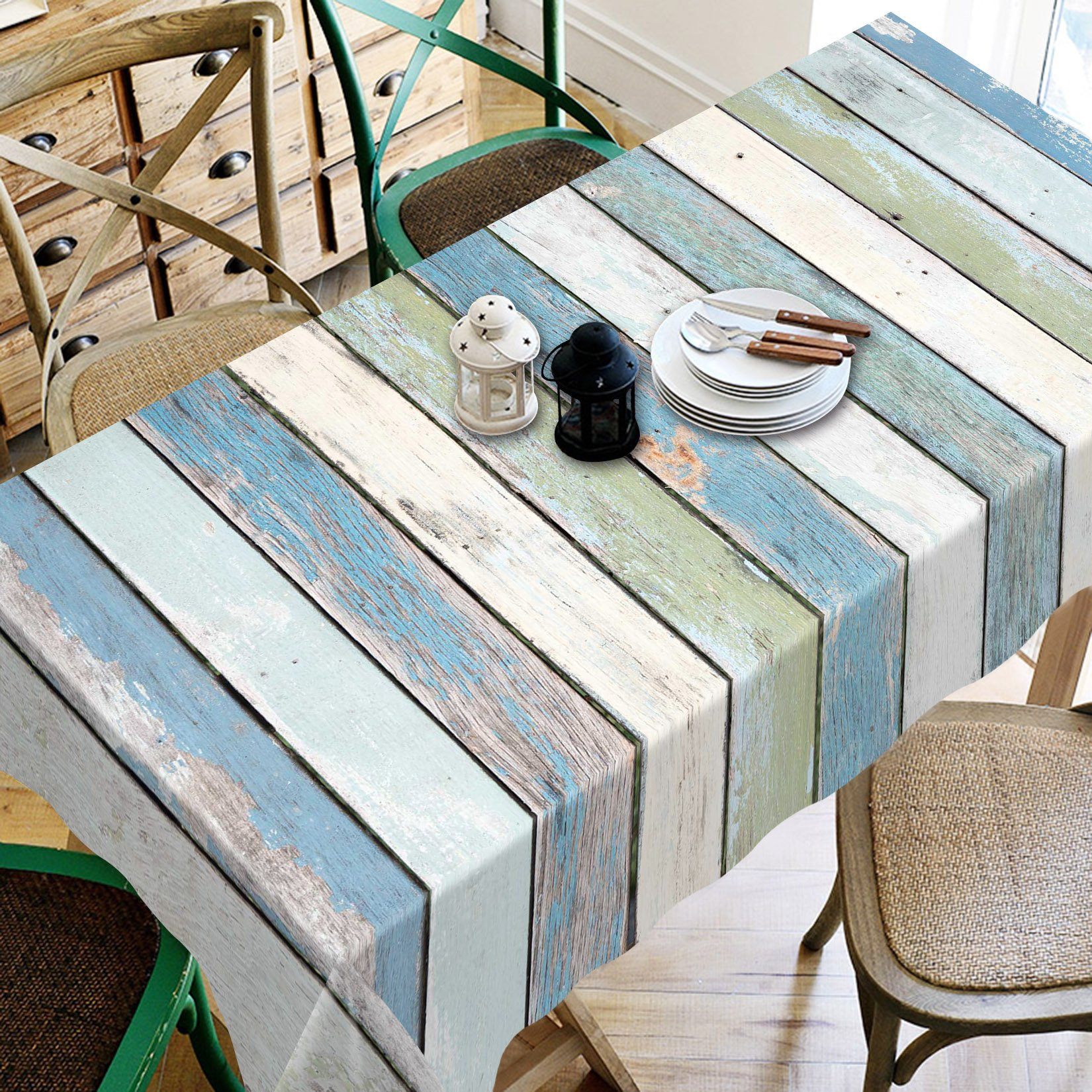 3D Wood Boards 181 Tablecloths Wallpaper AJ Wallpaper