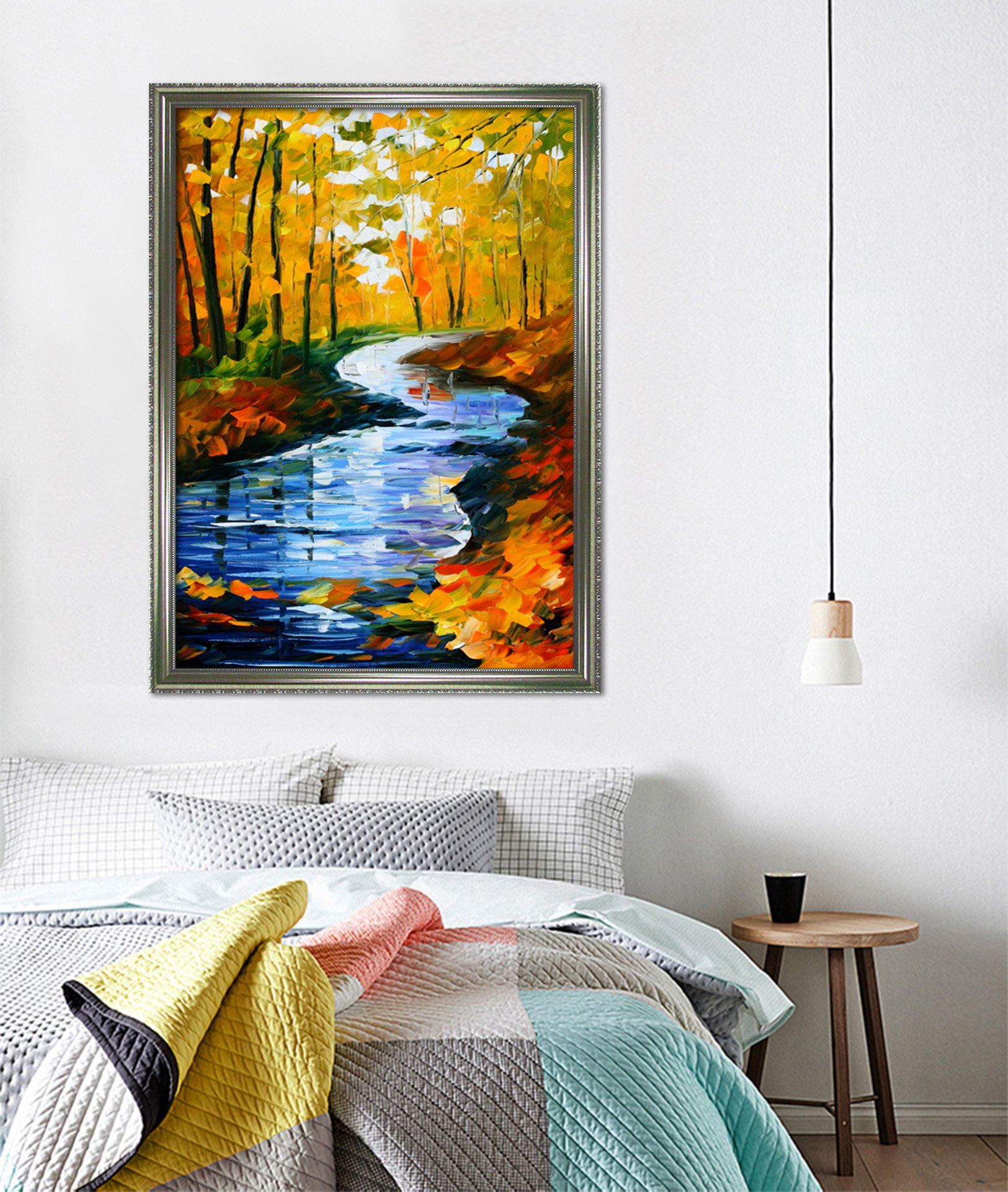 3D Maple Leaf 106 Fake Framed Print Painting Wallpaper AJ Creativity Home