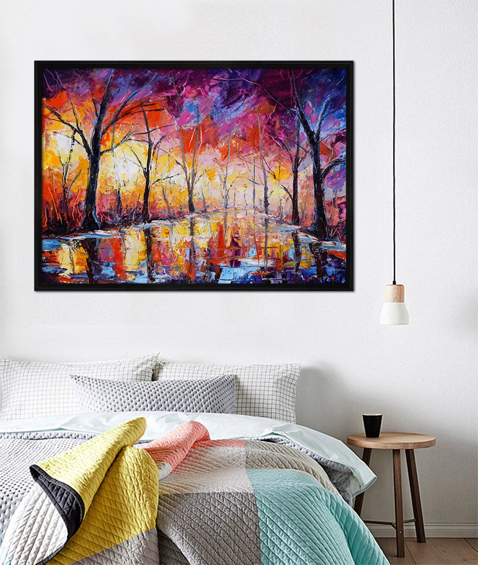 3D Landscape Painting 182 Fake Framed Print Painting Wallpaper AJ Creativity Home