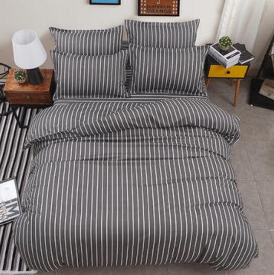 3D Thin Vertical Stripes 4077 Bed Pillowcases Quilt