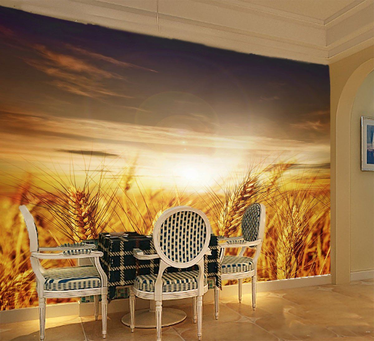 Golden Wheat Fields 1 Wallpaper AJ Wallpaper