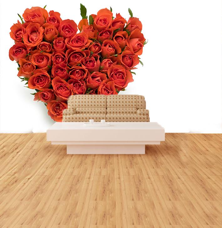 Red Roses Heart Wallpaper AJ Wallpaper