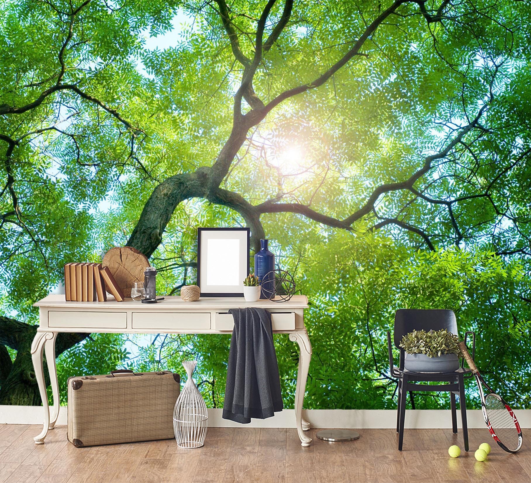 3D Sunshine Forest 111 Wall Murals Wallpaper AJ Wallpaper 2