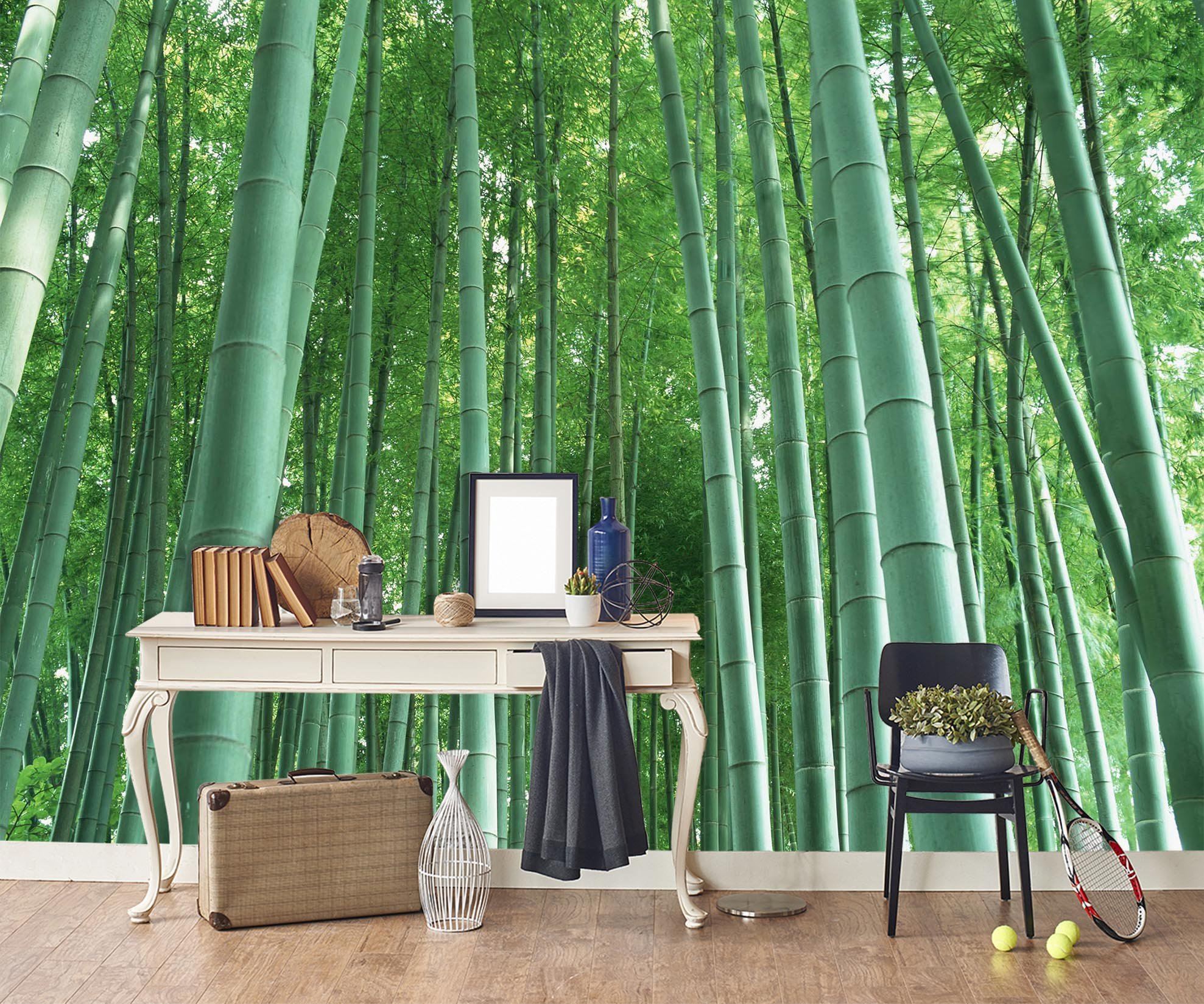 3D Bamboo Forest 069 Wall Murals Wallpaper AJ Wallpaper 2
