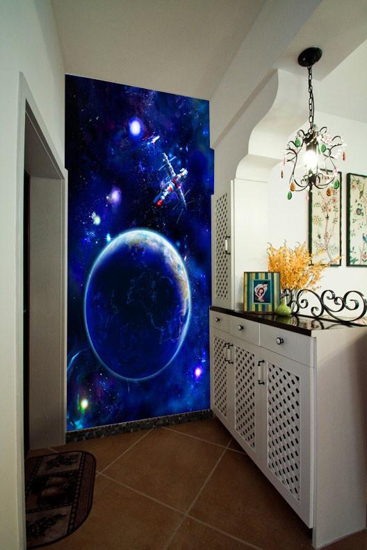 Earth Spaceship Wallpaper AJ Wallpaper