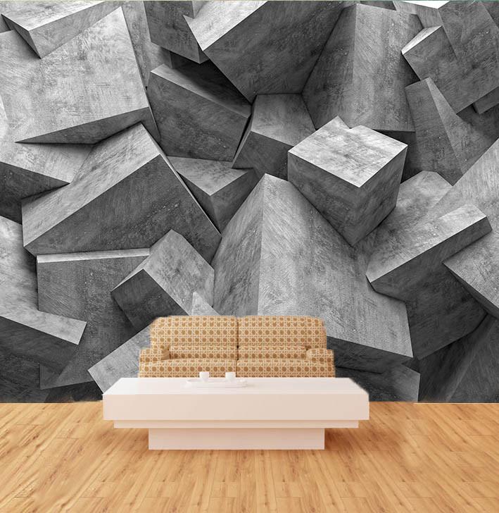 Different Cubes Wallpaper AJ Wallpaper